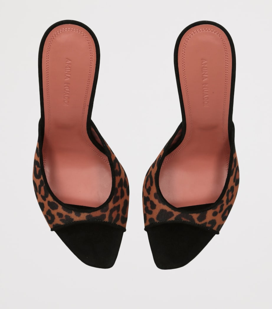 Mesh Leopard Print Alexa Mules 95 BROWN/OTH Image 4