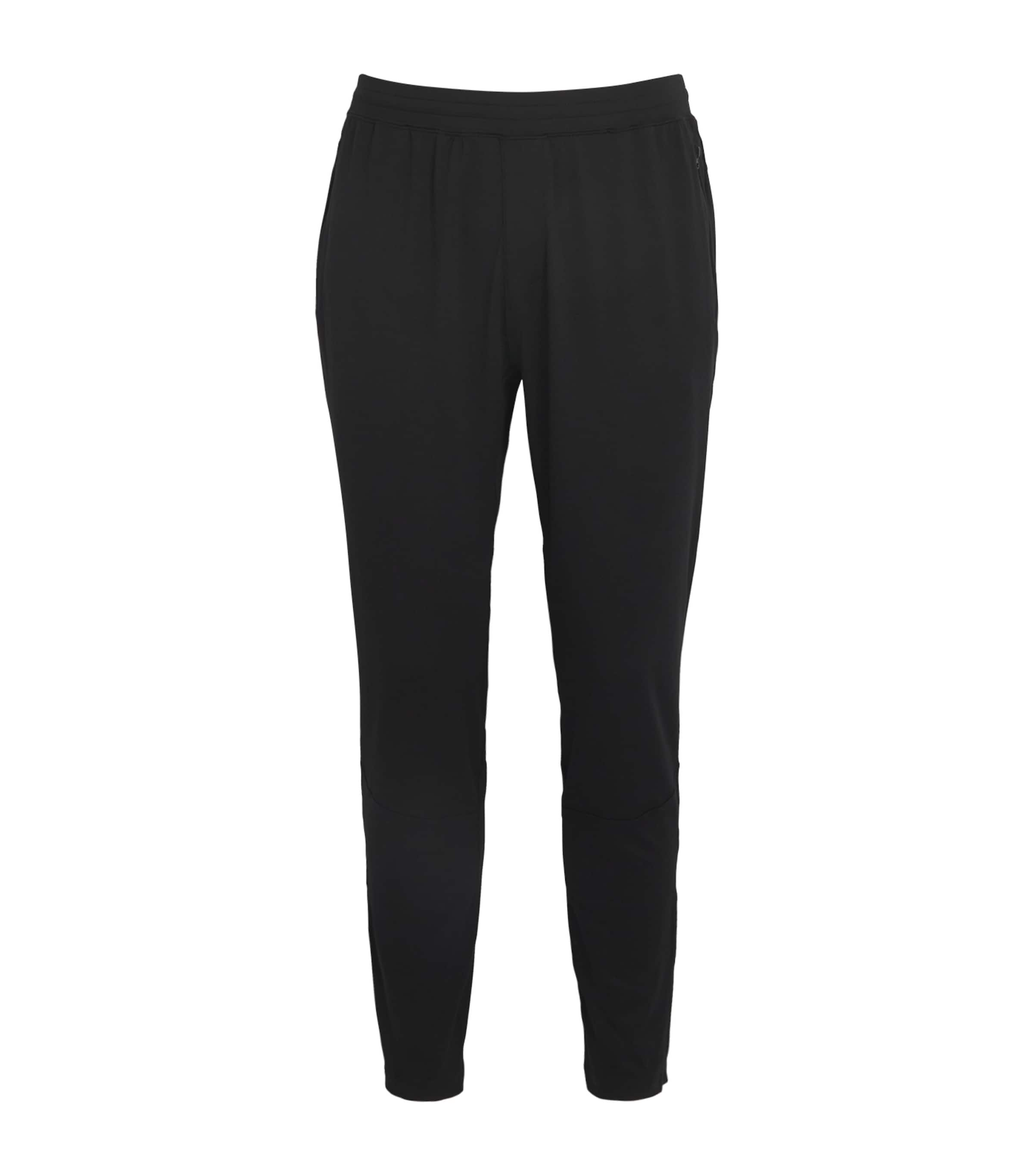 Shop Alo Yoga Conquer React Performance Trousers In Black