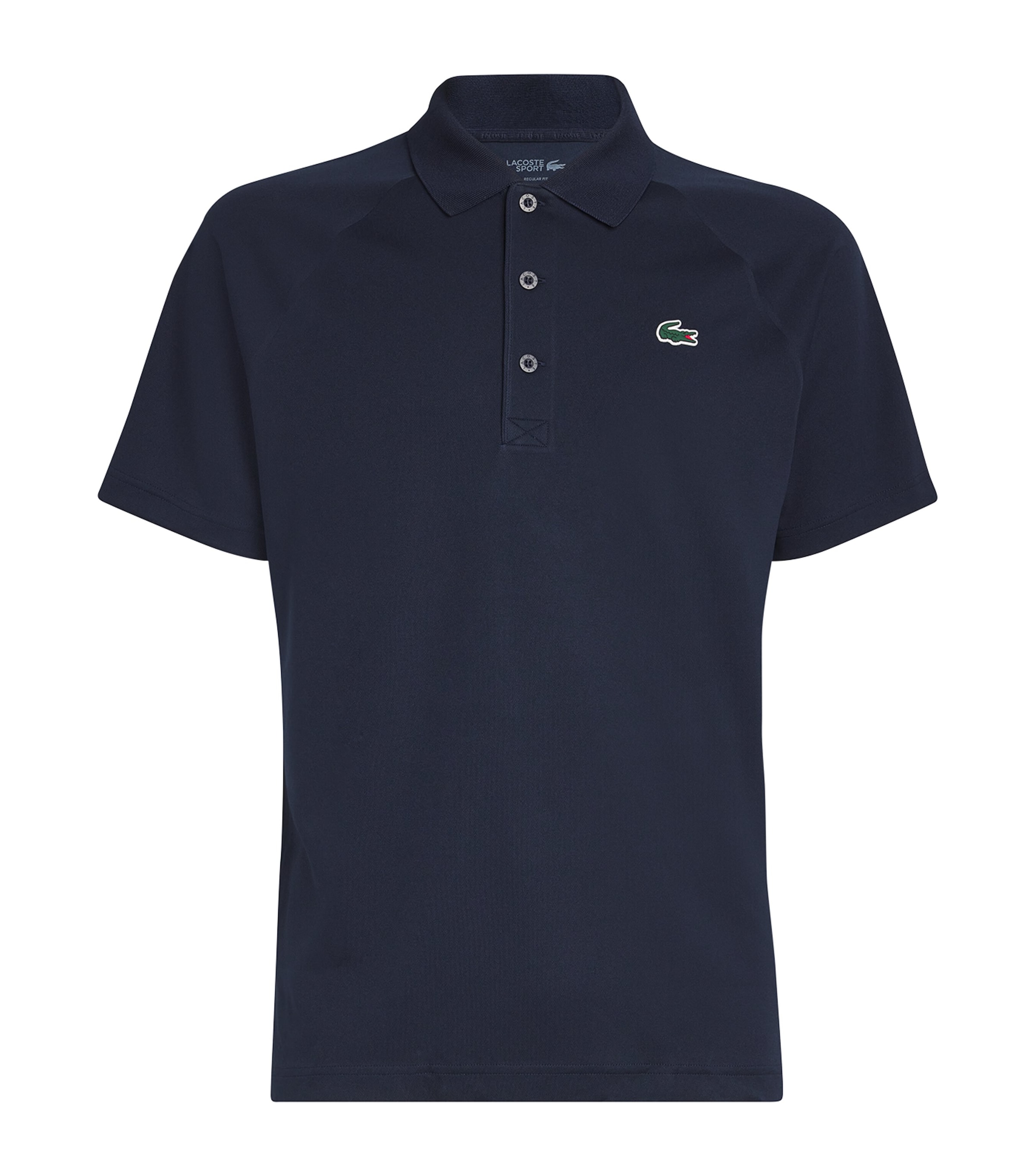 Shop Lacoste Core Performance Polo Shirt In Navy