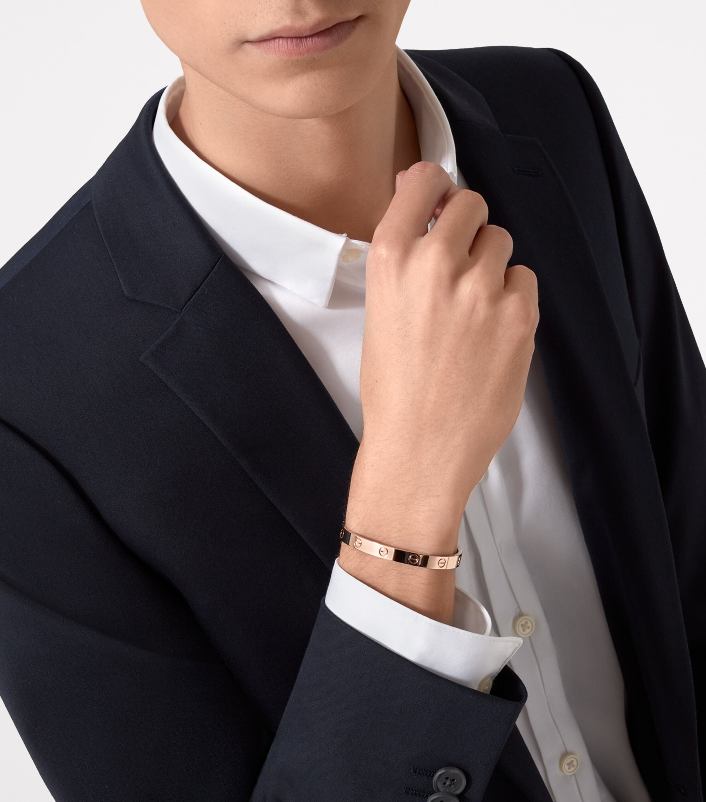 LOVE Classic Rose Gold Bracelet ROSE GOLD Image 4