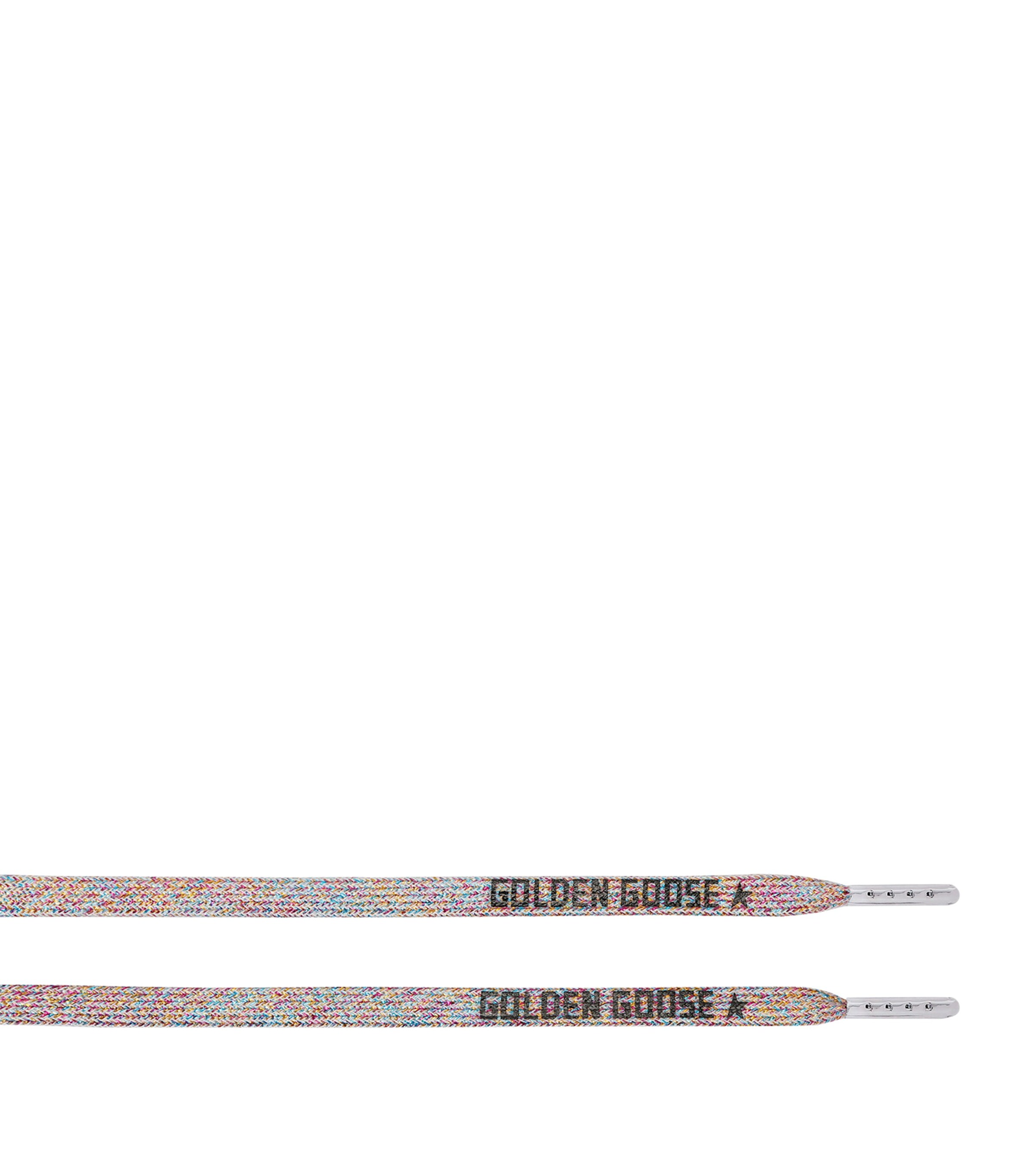 Golden Goose Metallic Logo Print Laces Mult/other Image 2