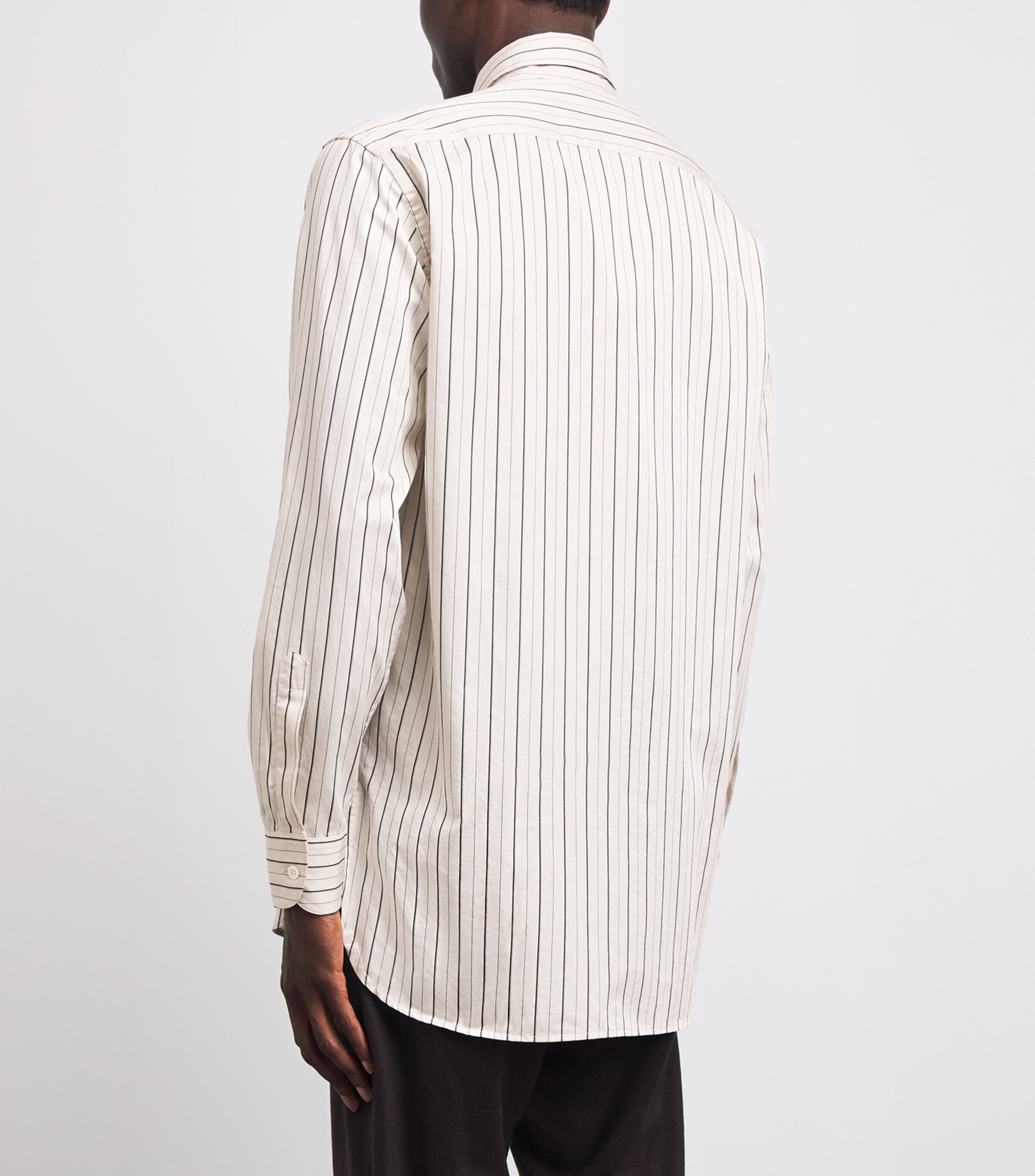Barena Mens Cotton Stripe Shirt Uni Unico Image 5