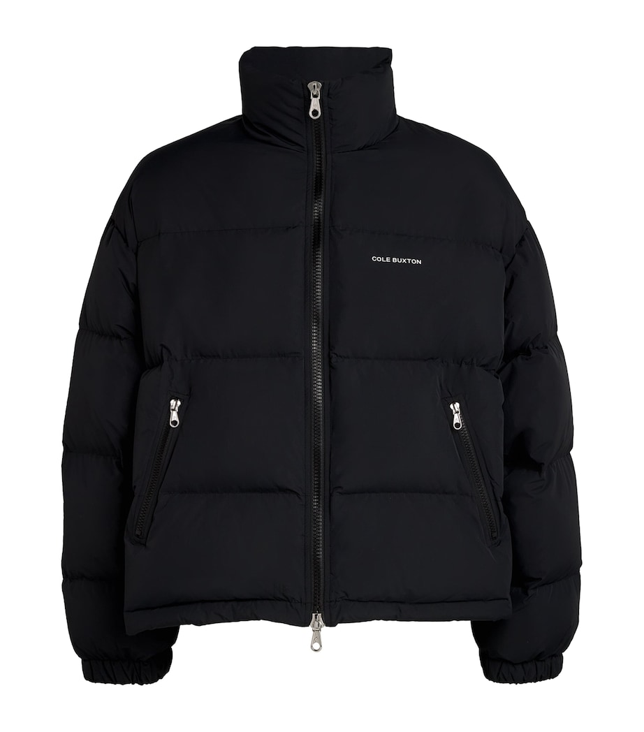 Down Cropped Puffer Jacket BLACK 000 Image 1