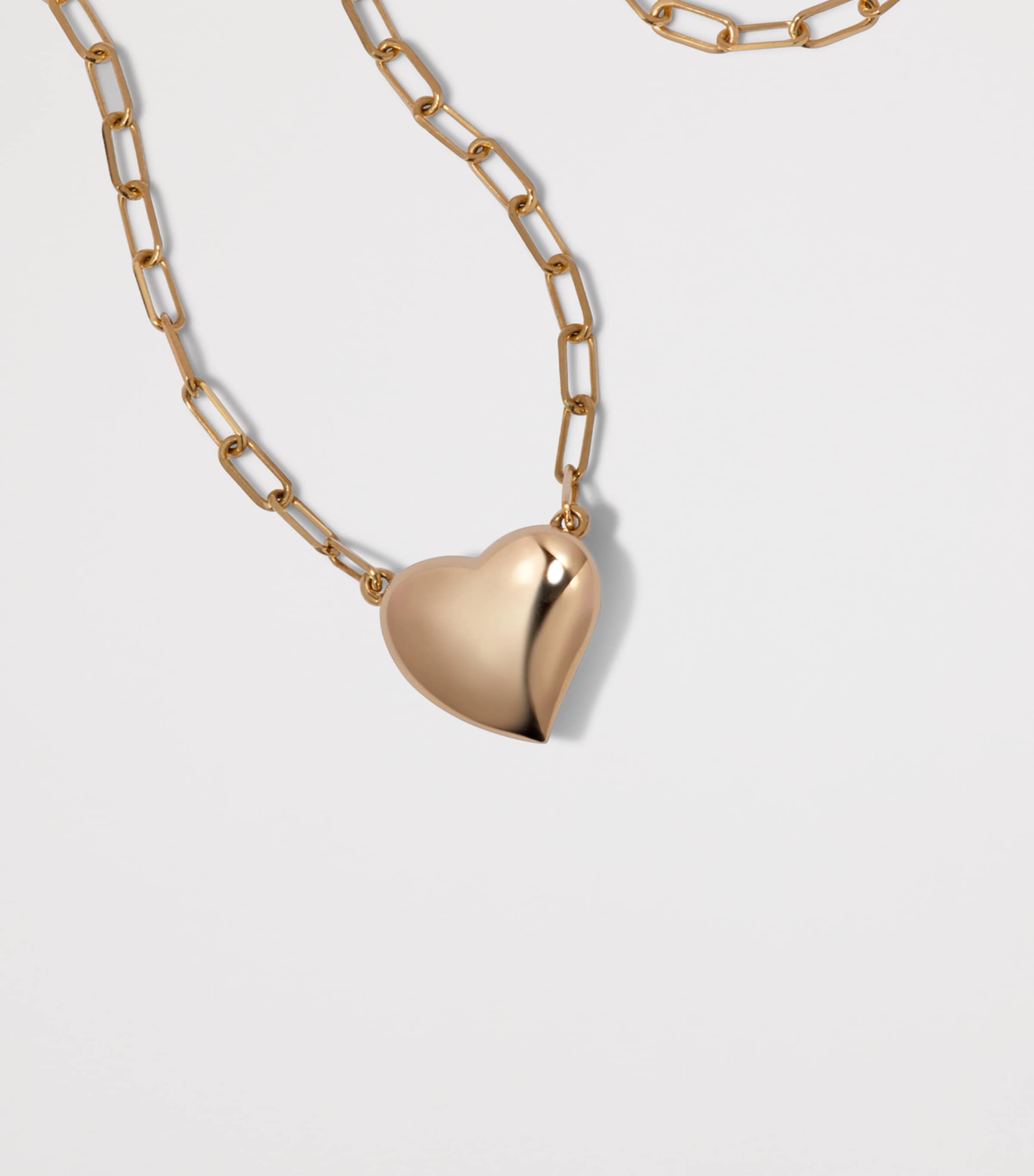Annoushka Yellow Gold and Mother-of-Pearl Baby Heart Necklace Image 3