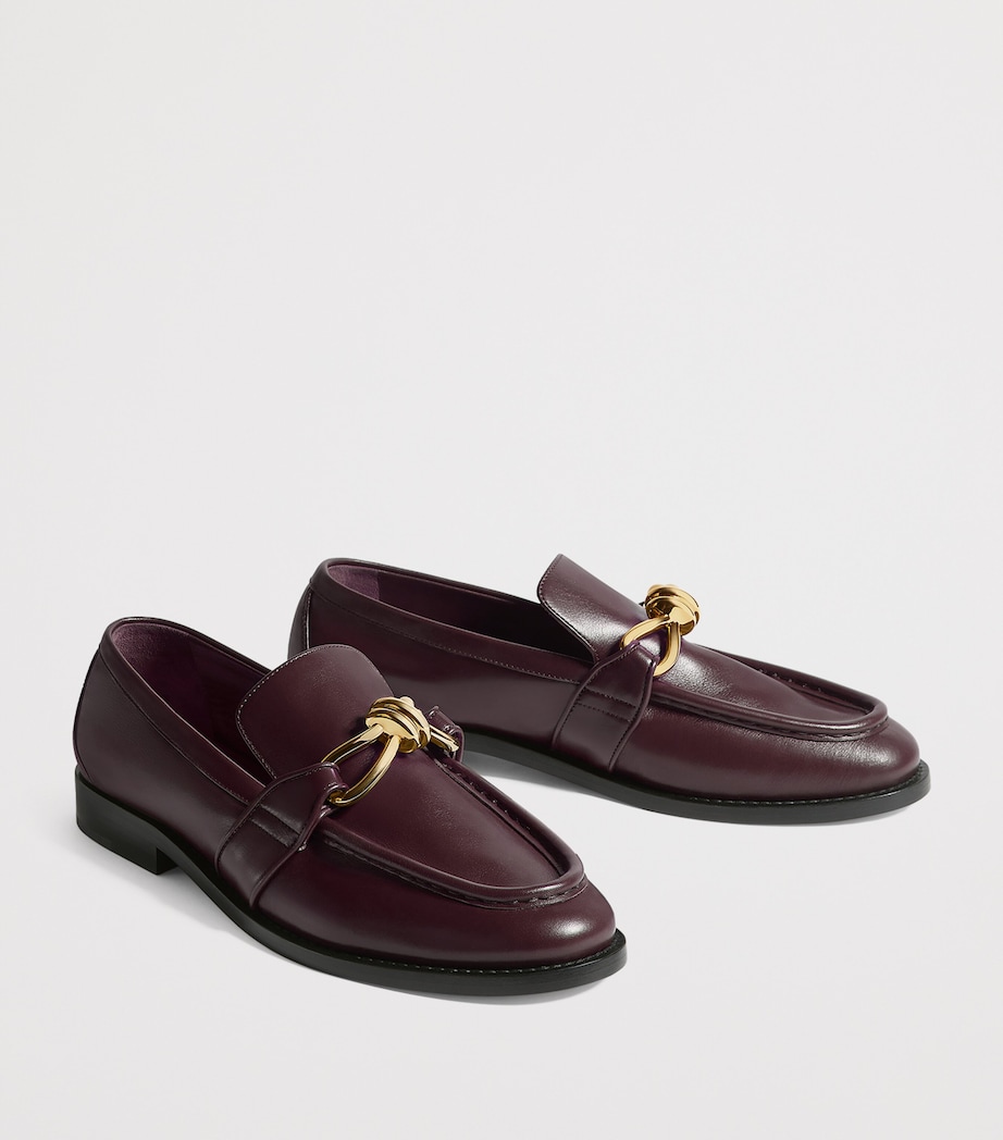 Bottega Veneta Leather Astaire Loafers Image 3