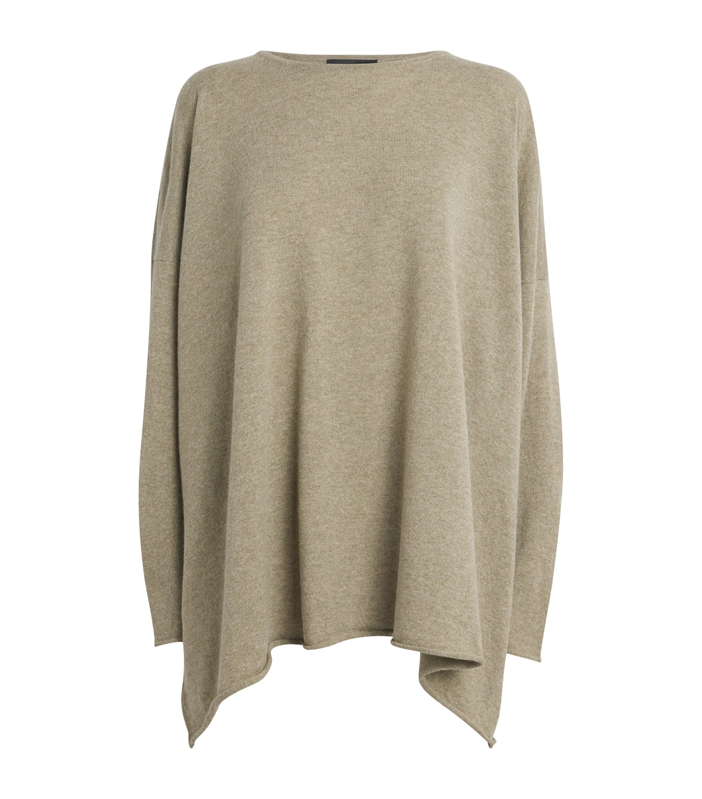 Eskandar Cashmere Boat-neck Sweater In Green