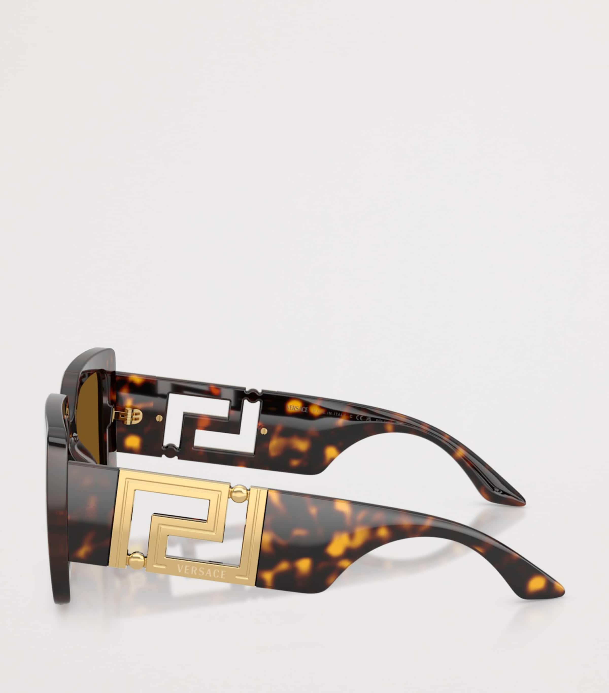 Versace Injected VE4505U Square Sunglasses Brown Image 3