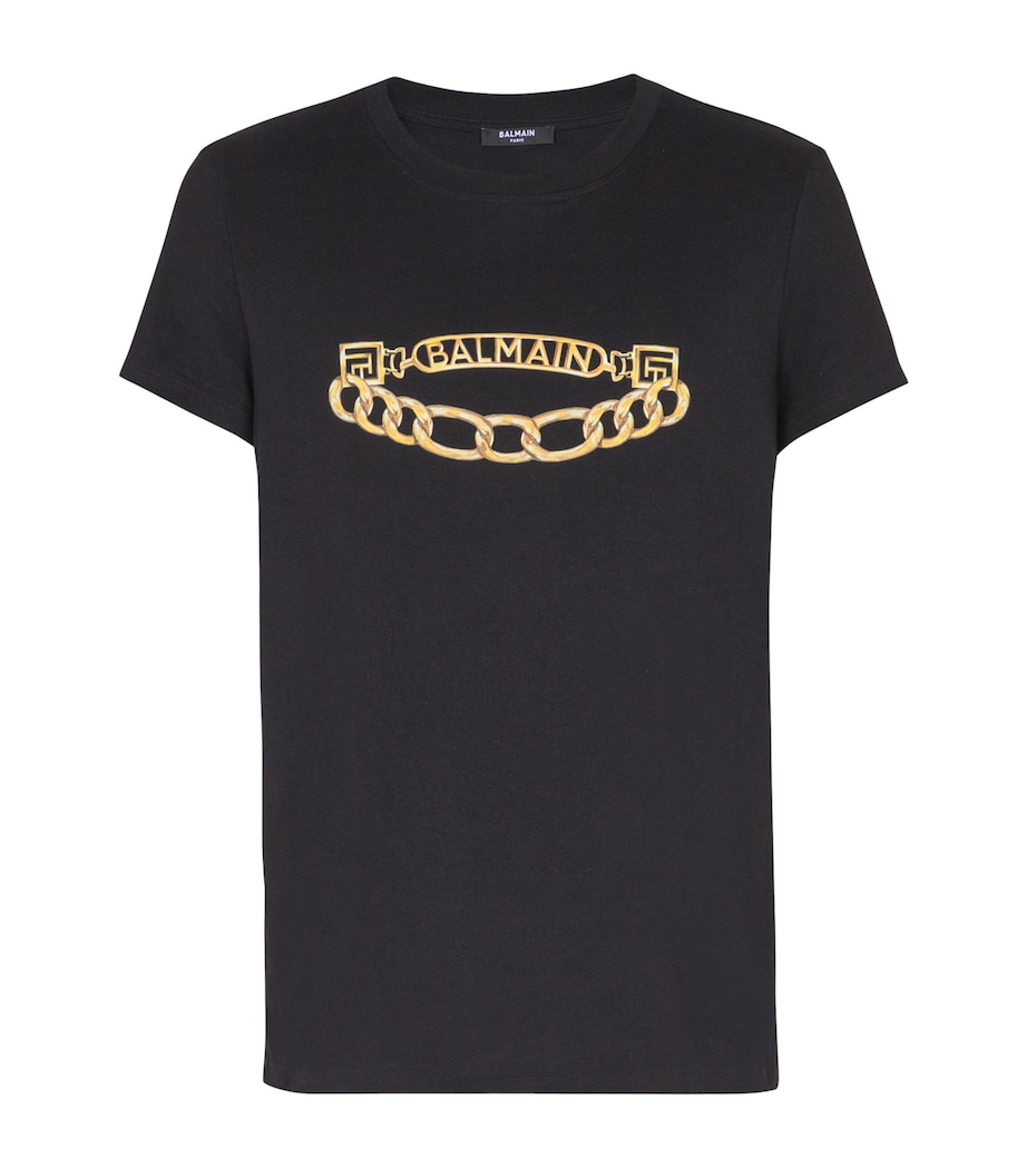 Chain Print T-Shirt EAD NOIR/OR Image 1