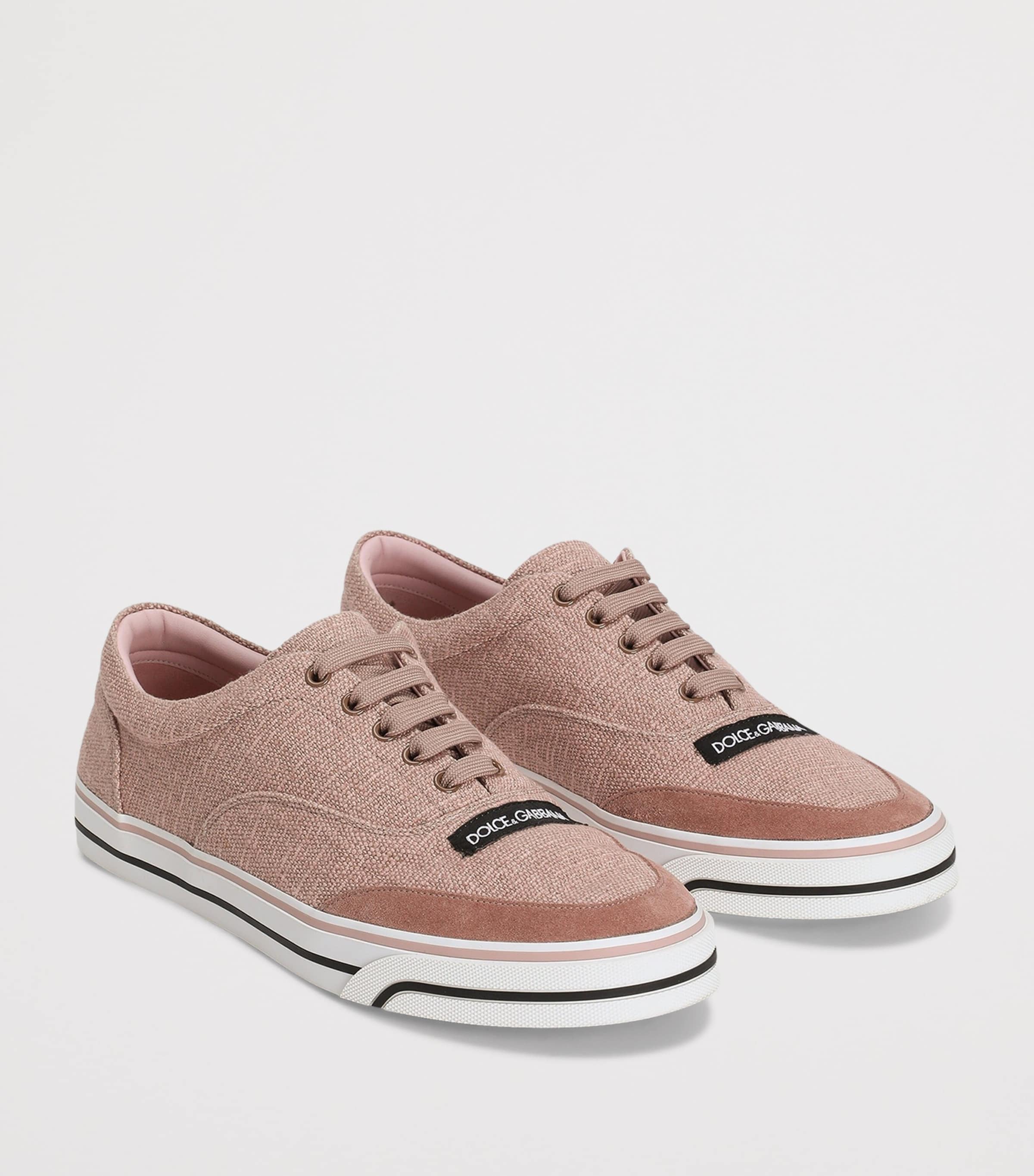Dolce&Gabbana Sailing Low-Top Sneakers Rosa/make Up Image 2