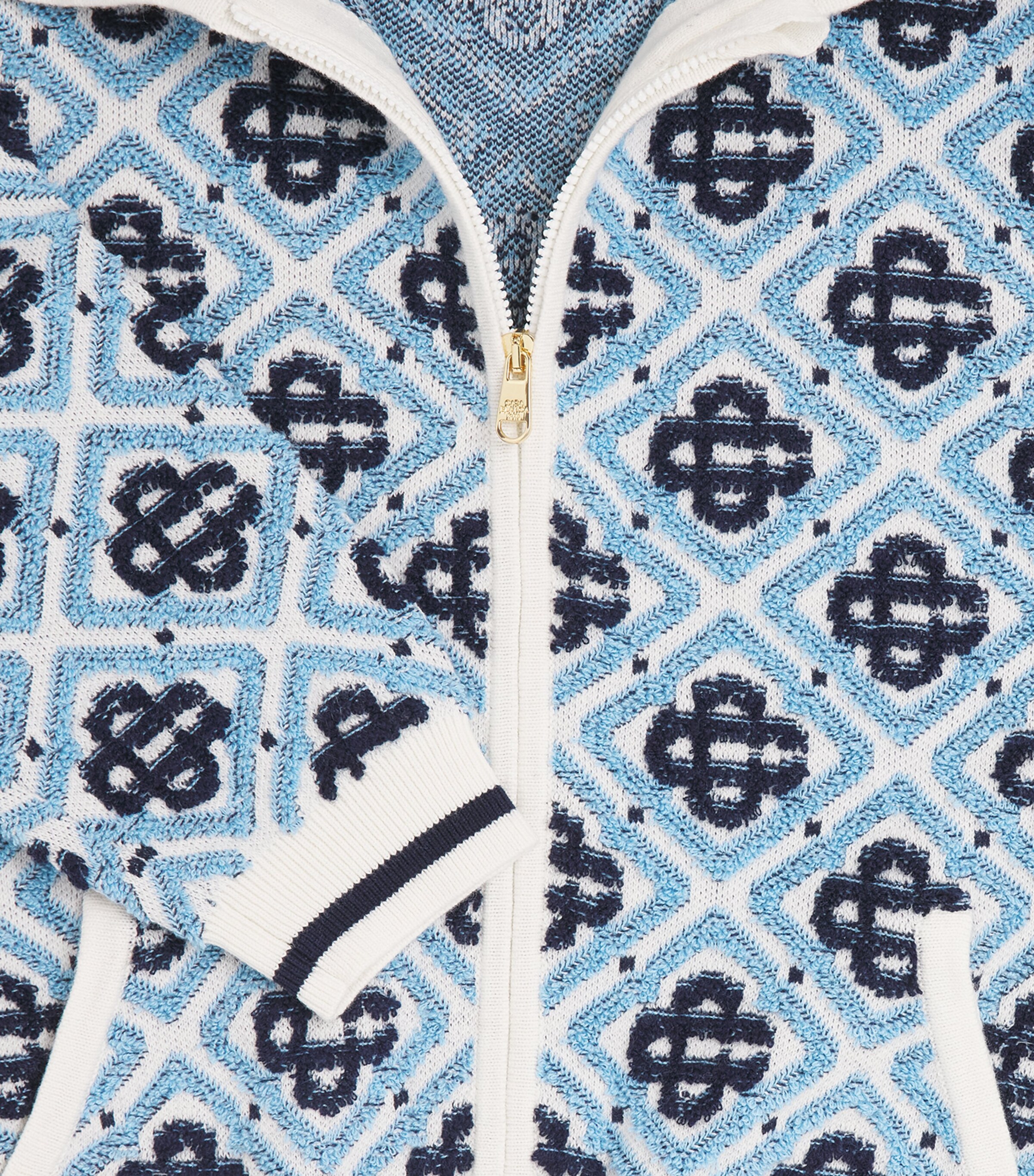 Casablanca Kids Monogram Knit Hoodie (3-8 Years) Image 4