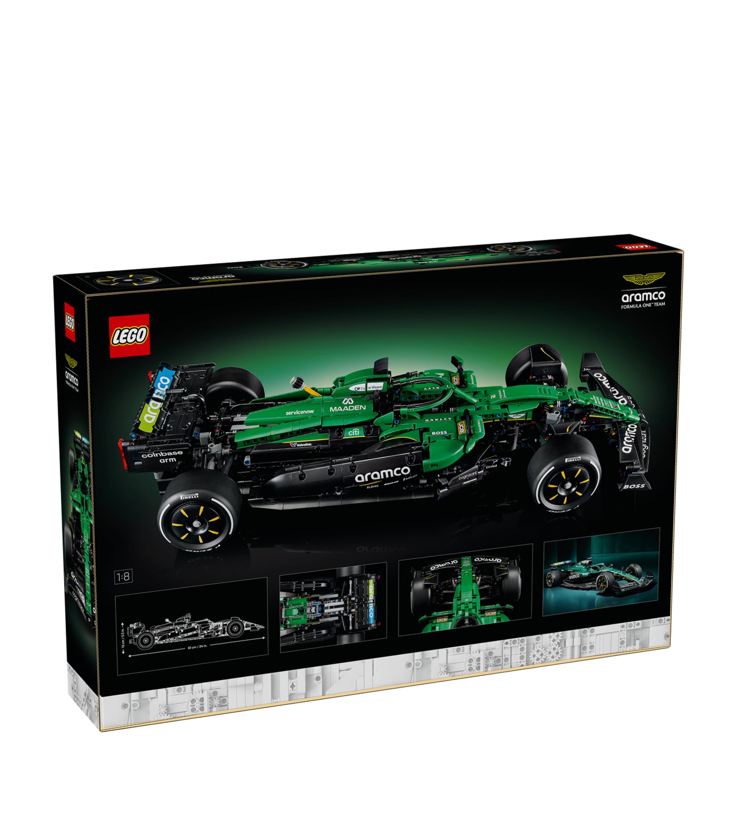 Lego TECHNIC Aston Martin Aramco AMR25 F1 Car Set 42240 Image 2