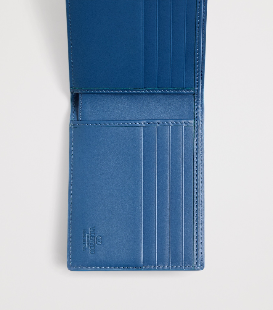 Leather VLogo Signature Bifold Wallet D7Q Image 4