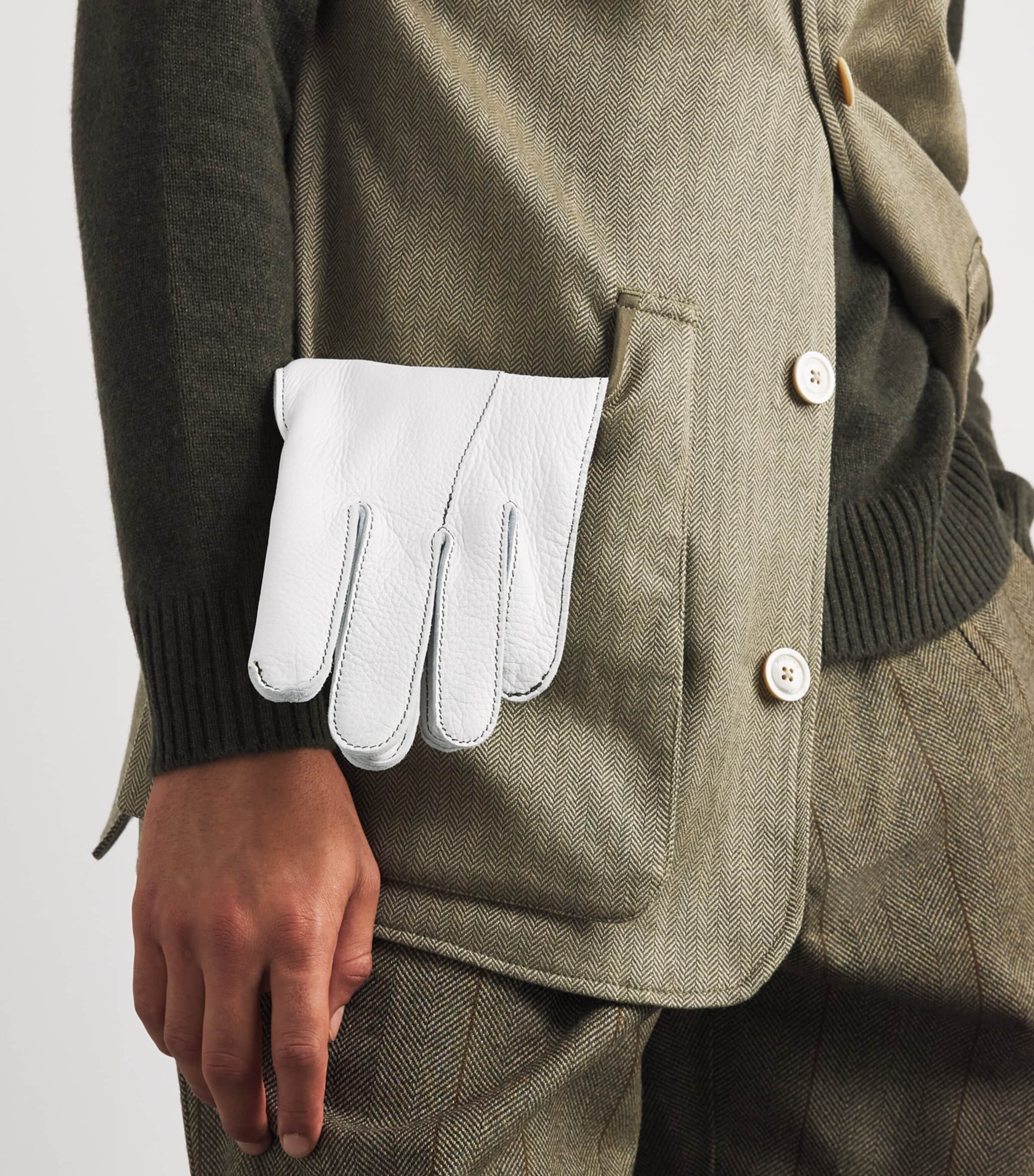 Purdey Mens Deerskin Suede Saudi Arabia Falconry Glove Saa Image 4
