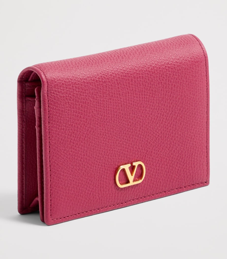 Valentino Garavani Leather French Flap Wallet Image 2