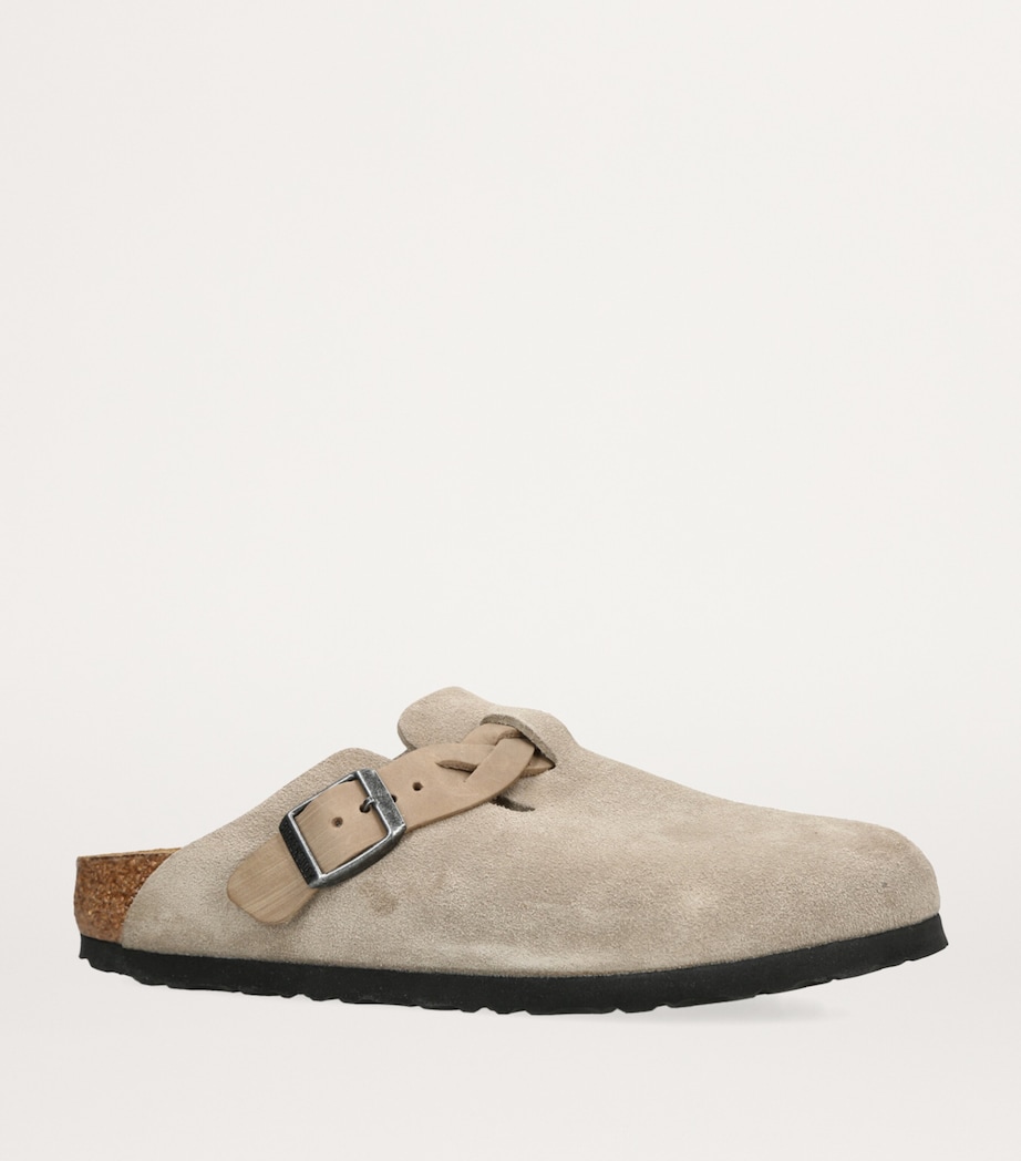 Suede Braid Boston Sandals TAUPE Image 3