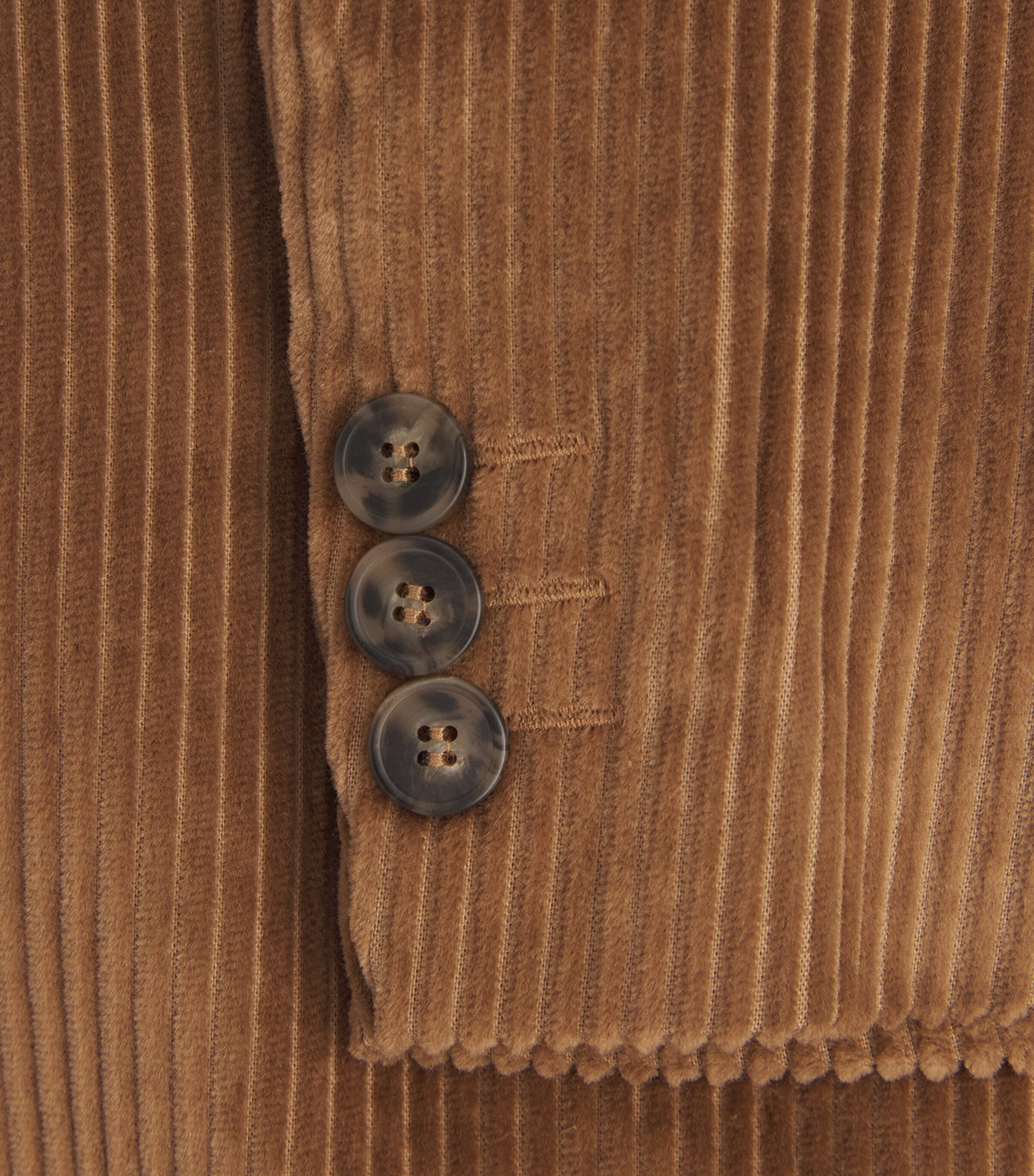 Cotton Corduroy Double-Breasted Blazer HAZELNUT BROWN Image 5
