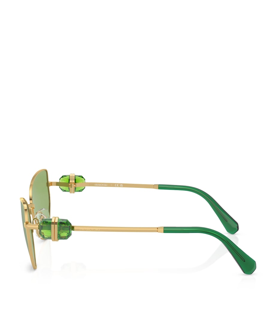 Crystal-Embellished Cat-Eye Sunglasses 4004/2 Image 3