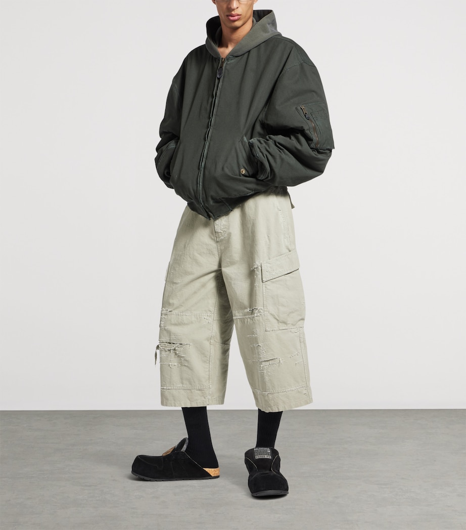 Suede Dumbo Mules 1000 Image 2