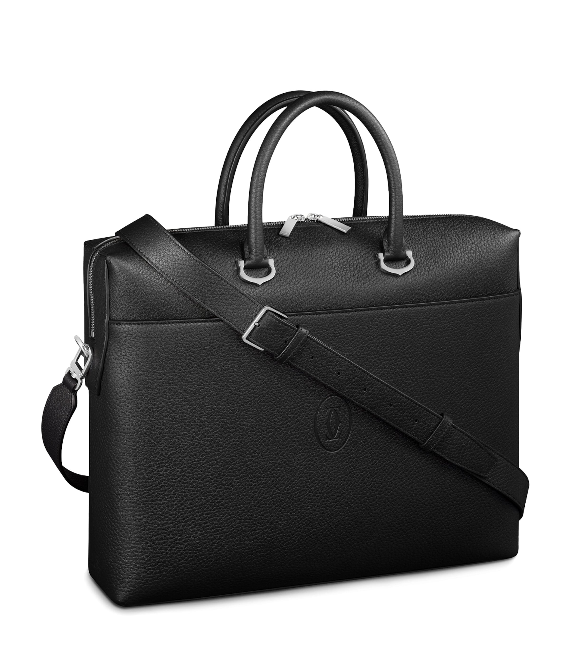Cartier Calfskin Must de Cartier Briefcase Black Image 1