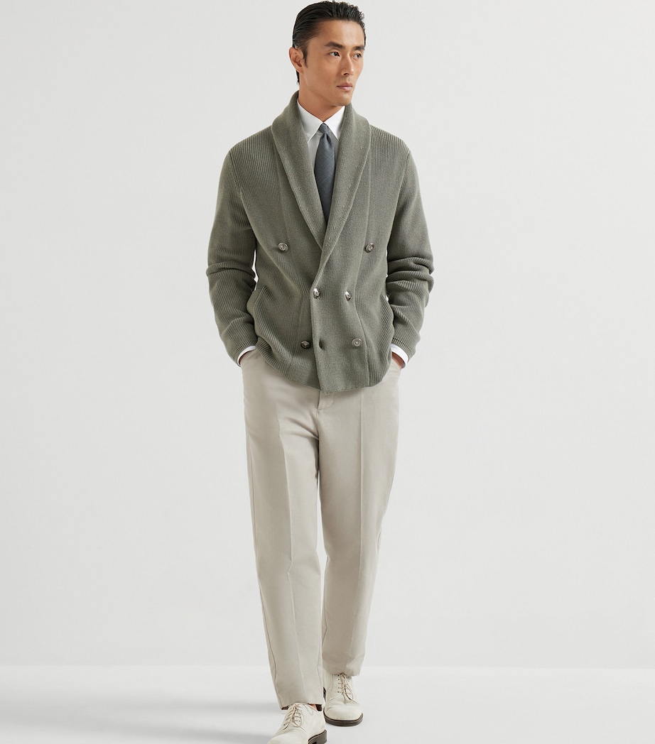 Brunello Cucinelli Mens Cotton Slim Shirt Image 2