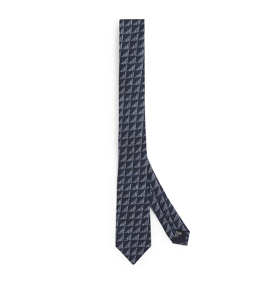 Silk Arrow Jacquard Tie FC027 Image 1