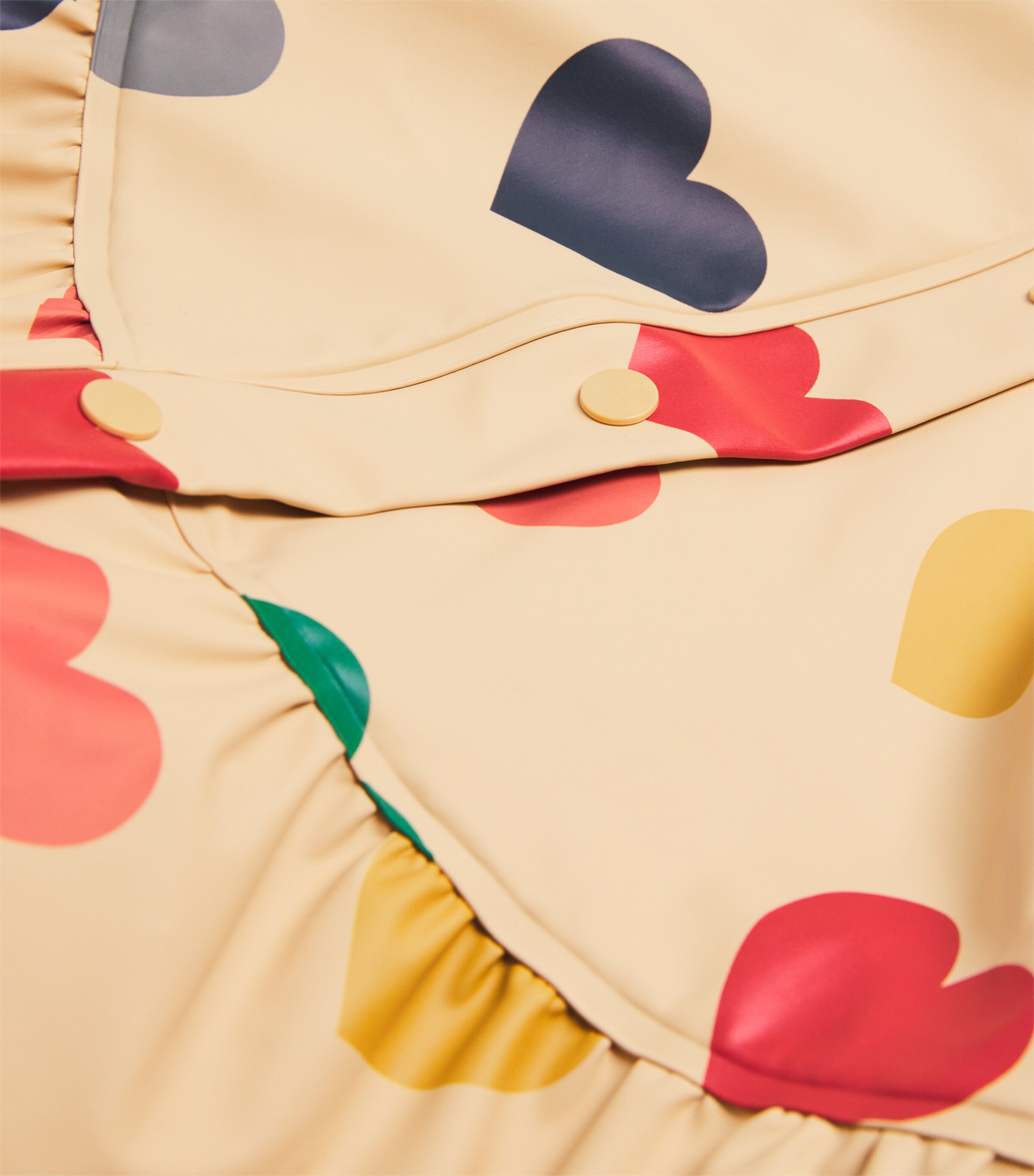 Printed Faire Jacket and Trousers Rain Set (9 Months-4 Years) P15012COEUR COLORE Image 4