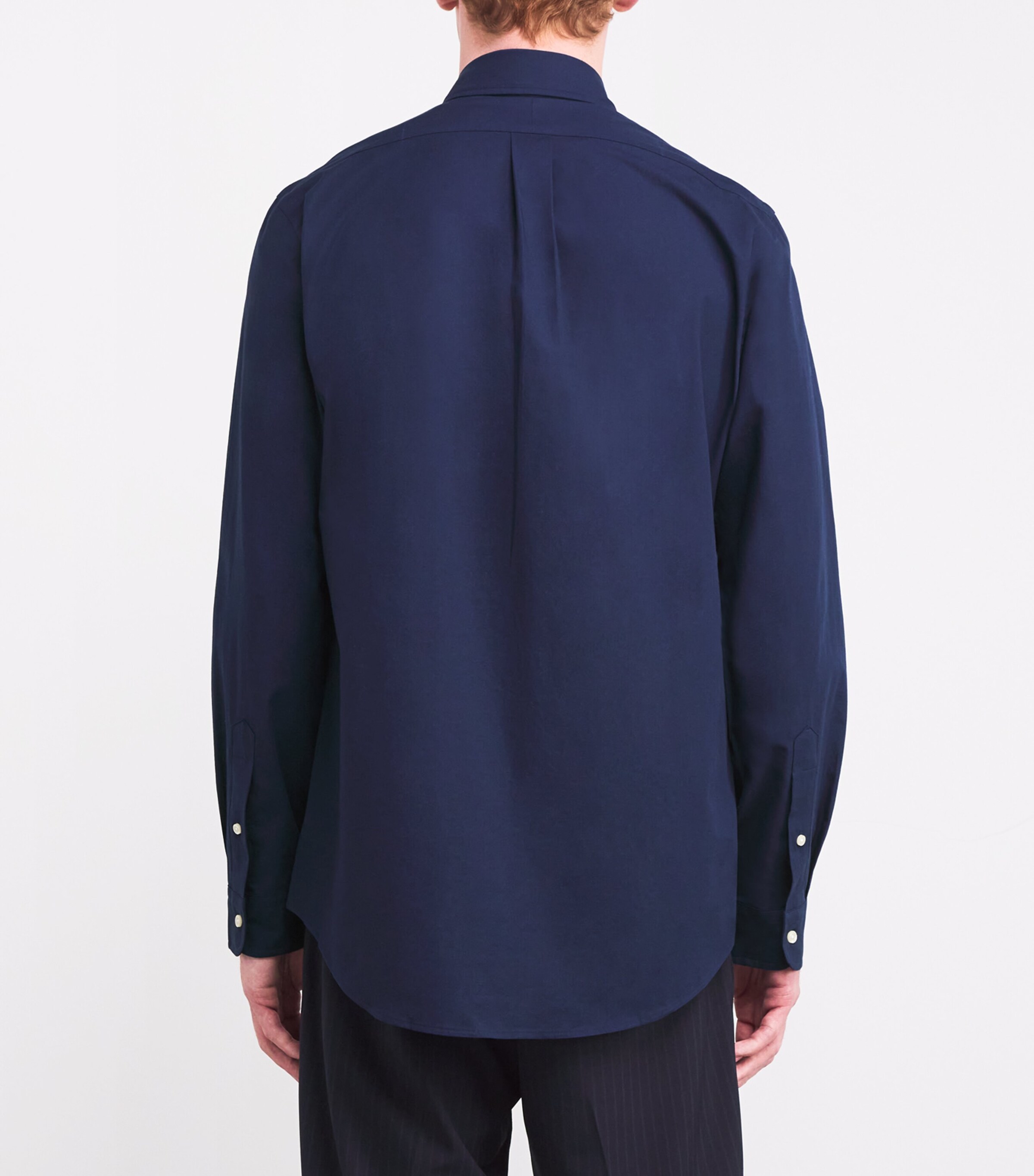 Stretch-Cotton Custom Fit Shirt NEWPORT NAVY Image 4