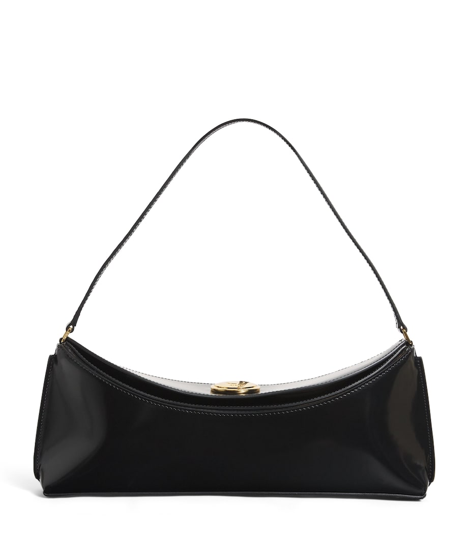 Leather The Ovalo Shoulder Bag 990 BLACK Image 1
