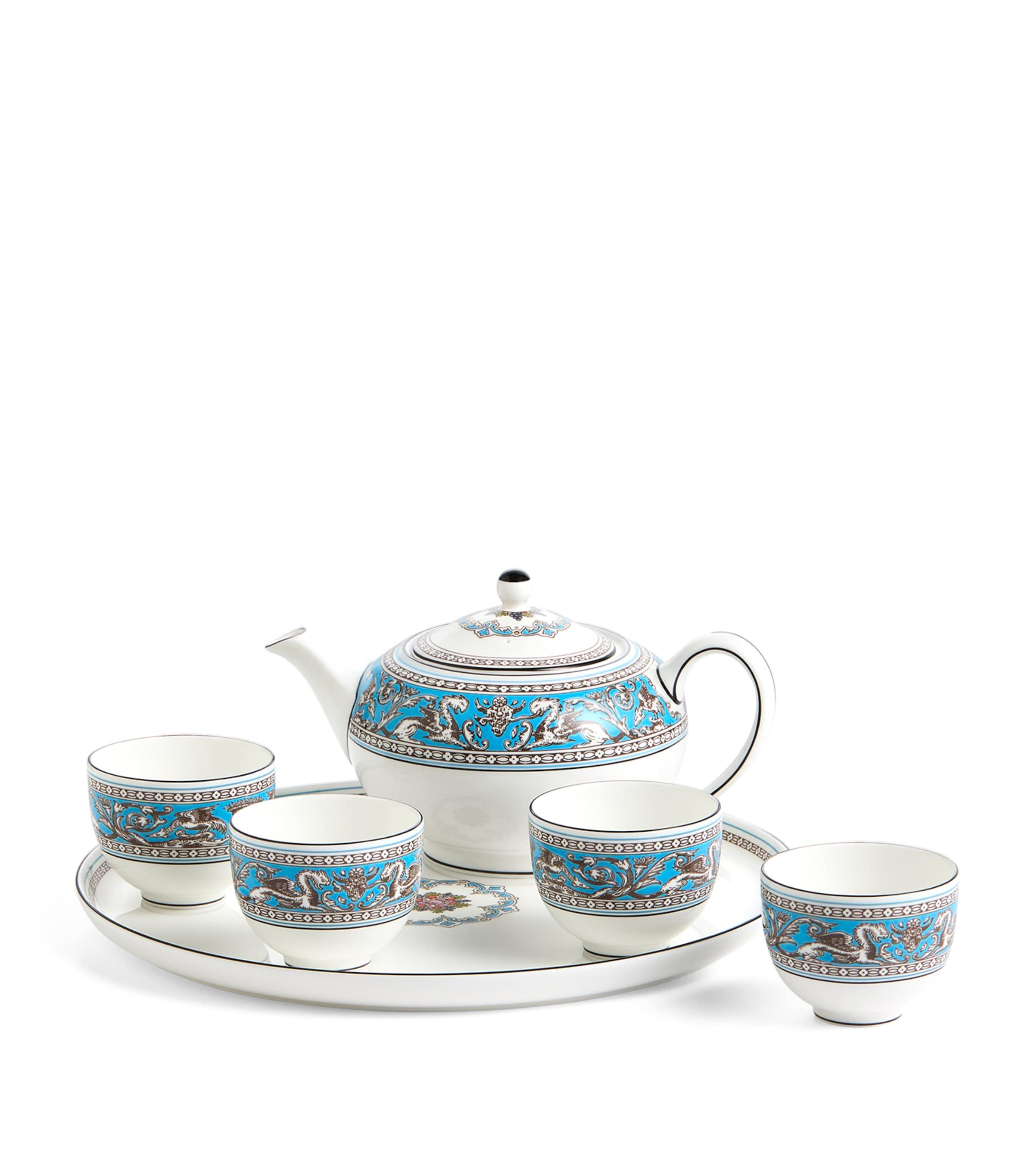 Wedgwood Florentine Turquoise Tea Set | Dining | Tableware | Tea Sets | Designers | Wedgwood | Dining Room