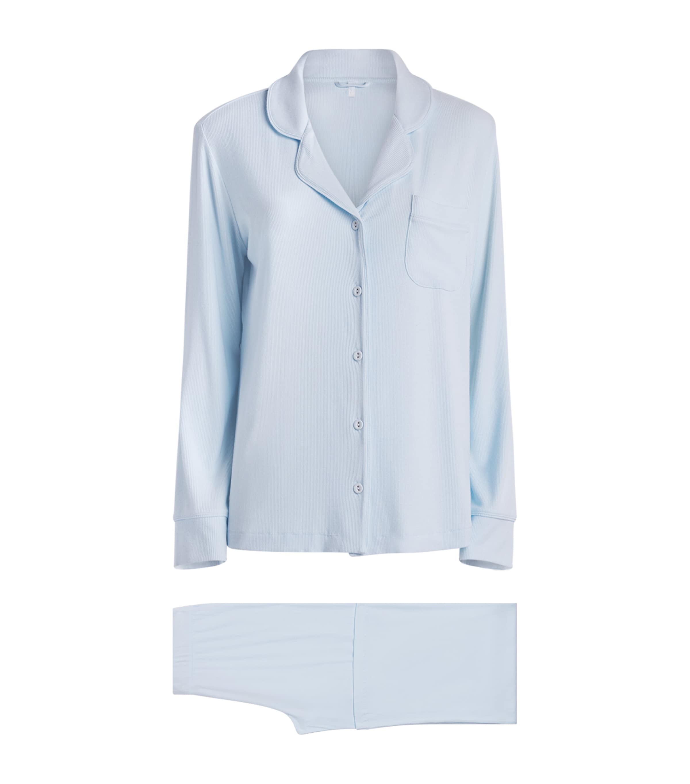 Skims Womens Soft Lounge Pyjama Set Baby Blue Image 1