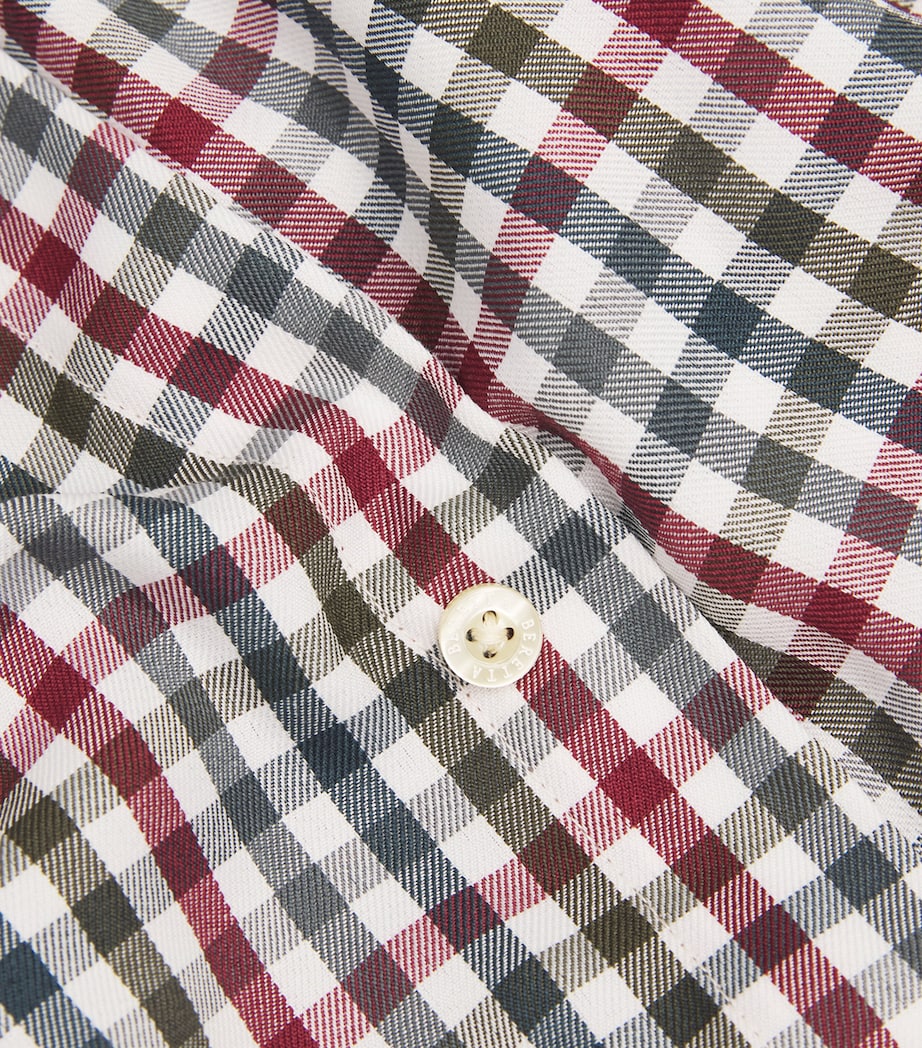 Bordeaux Check Ellis Shirt WHITE/ BORDEAUX Image 5