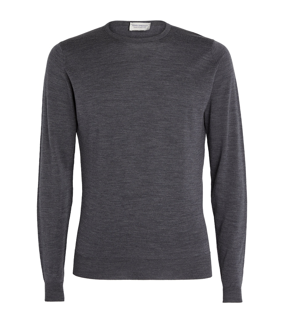 Merino Wool Lundy Sweater CHARCOAL Image 7