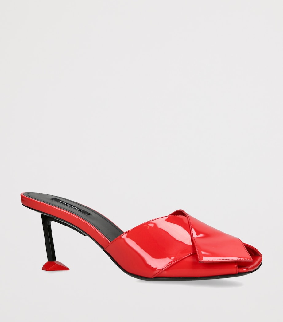 Givenchy Leather Boudoir Fold Mules 65 Red Image 3