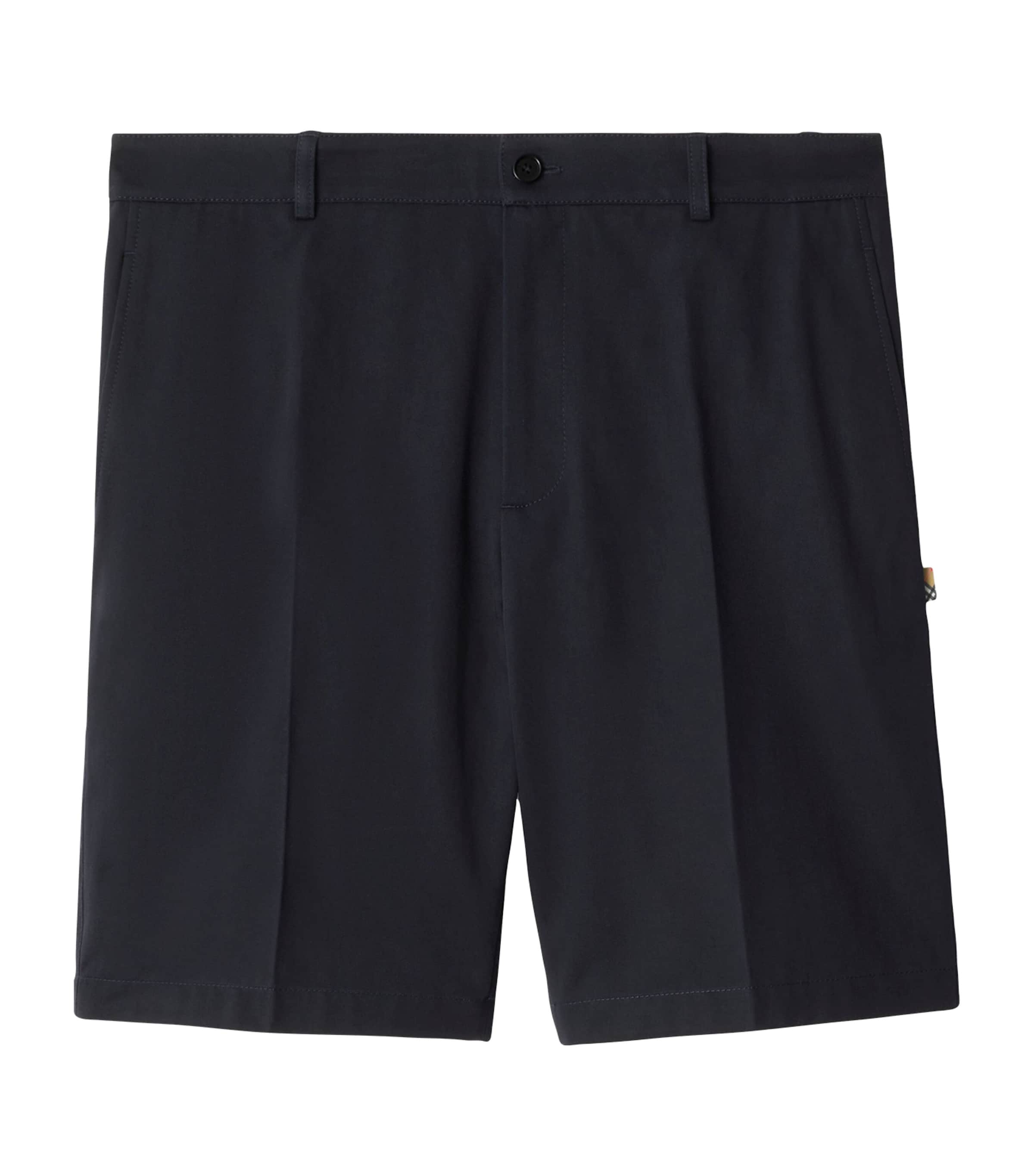 Cotton EKD Slim Shorts NAVY Image 1