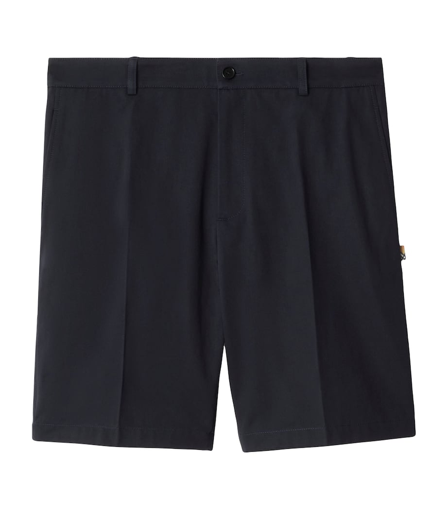 Cotton EKD Slim Shorts NAVY Image 1