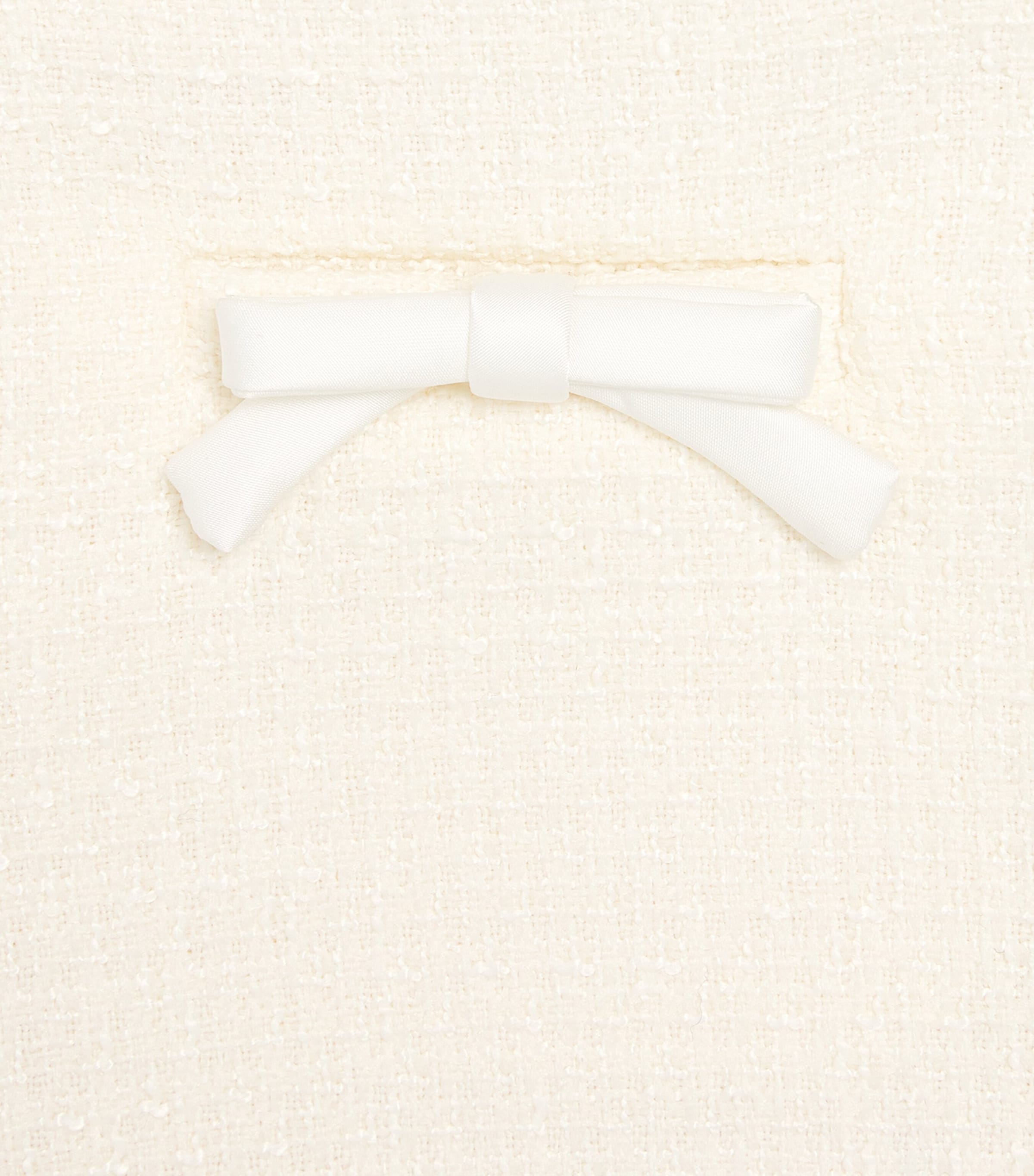Self-Portrait Kids Bouclé Skirt (3-14 Years) Cream Image 4