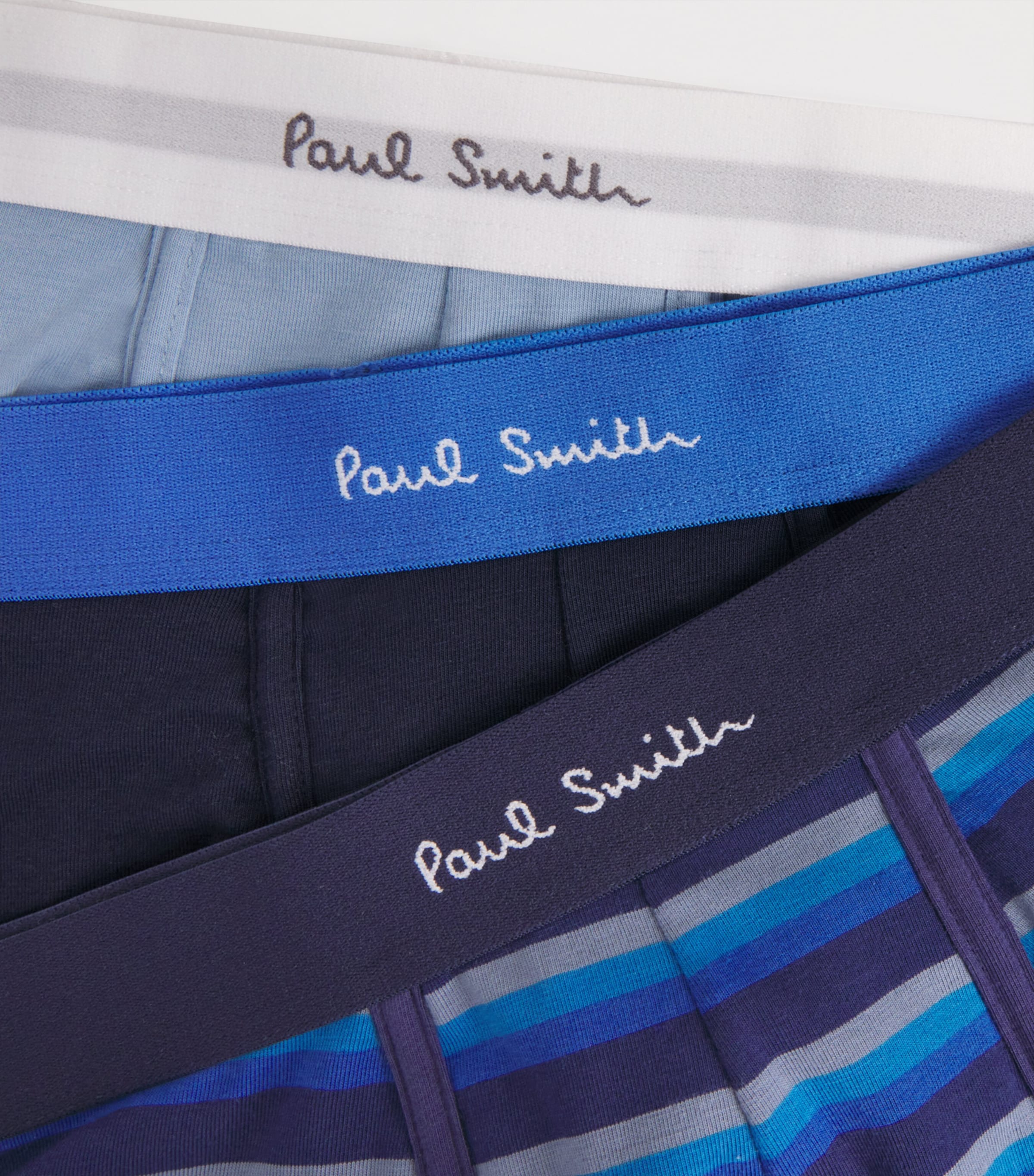 Stretch-Cotton Trunks (Pack of 3) 1A MUTICOLOUR Image 4