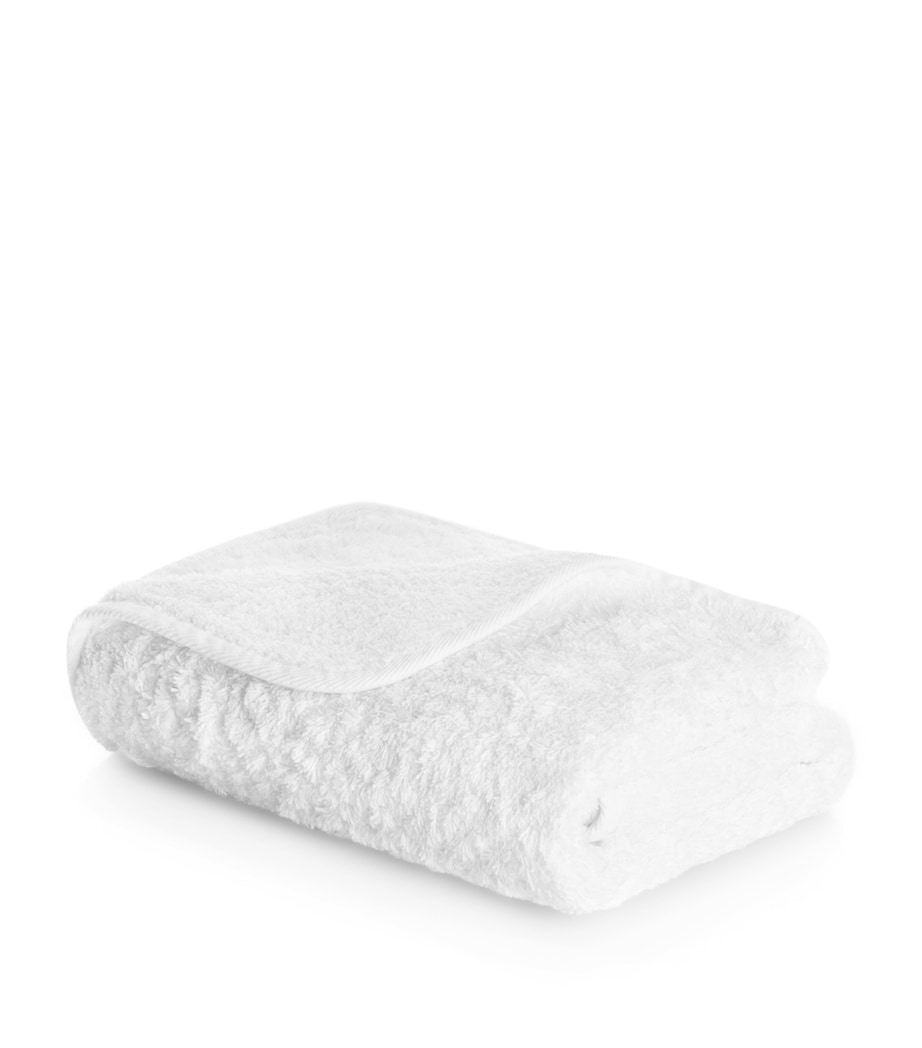 GRACCIOZA Cotton Portobello Facecloth (30cm x 30cm) White Image 3