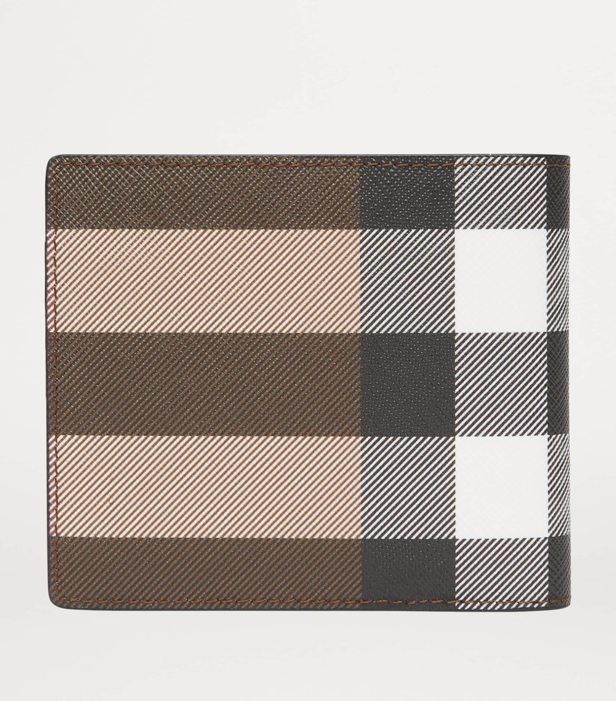 Check Bifold Wallet DARK BIRCH BROWN Image 5