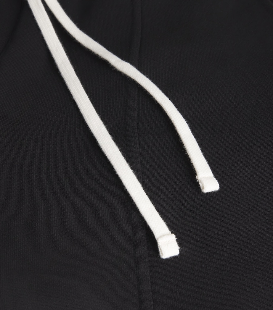 about:blank Mens Cotton Logo Wide-Leg Sweatpants Black Image 5