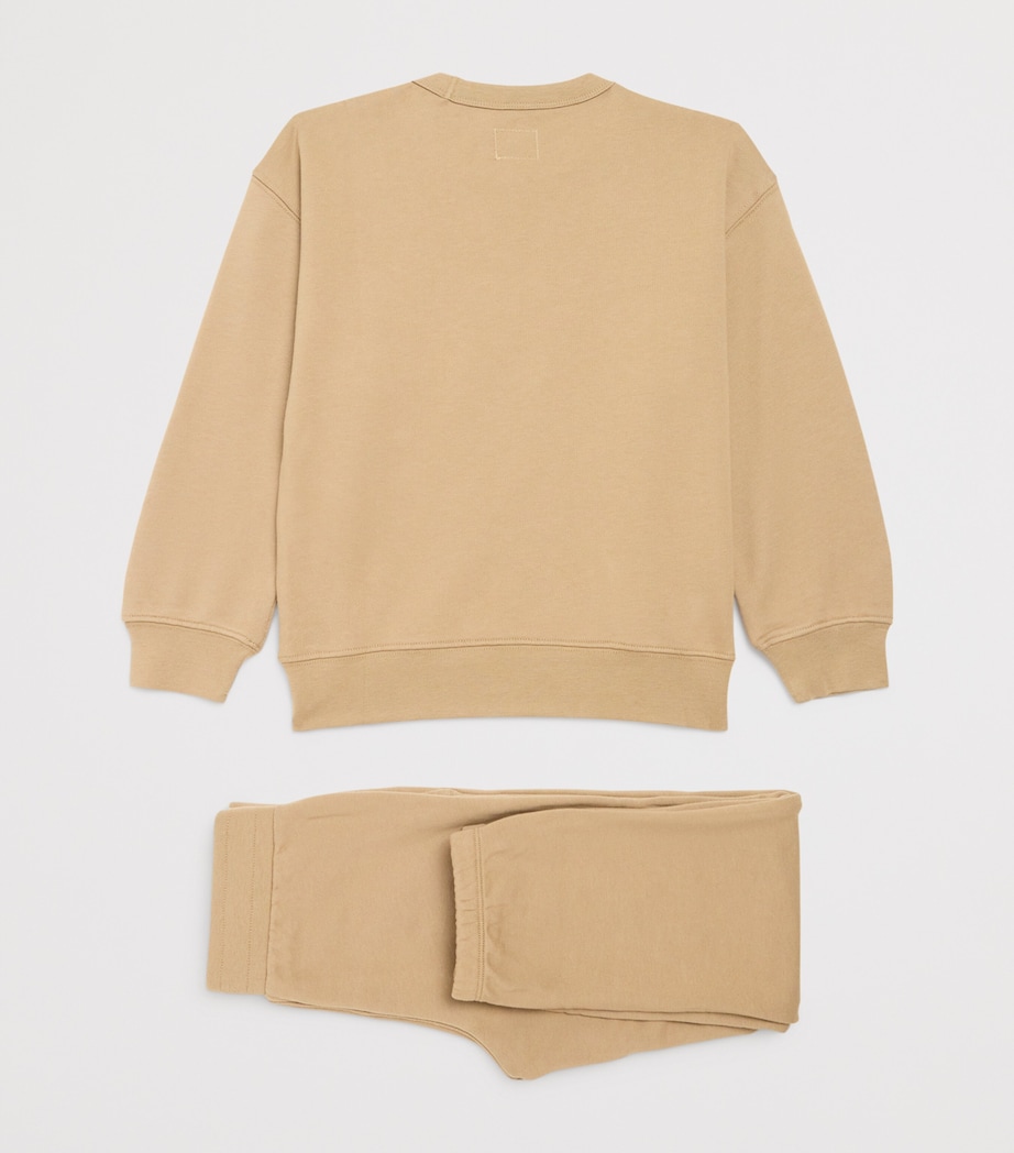 Cotton Logo Tracksuit (4-14 Years) 20273 - TAN Image 2