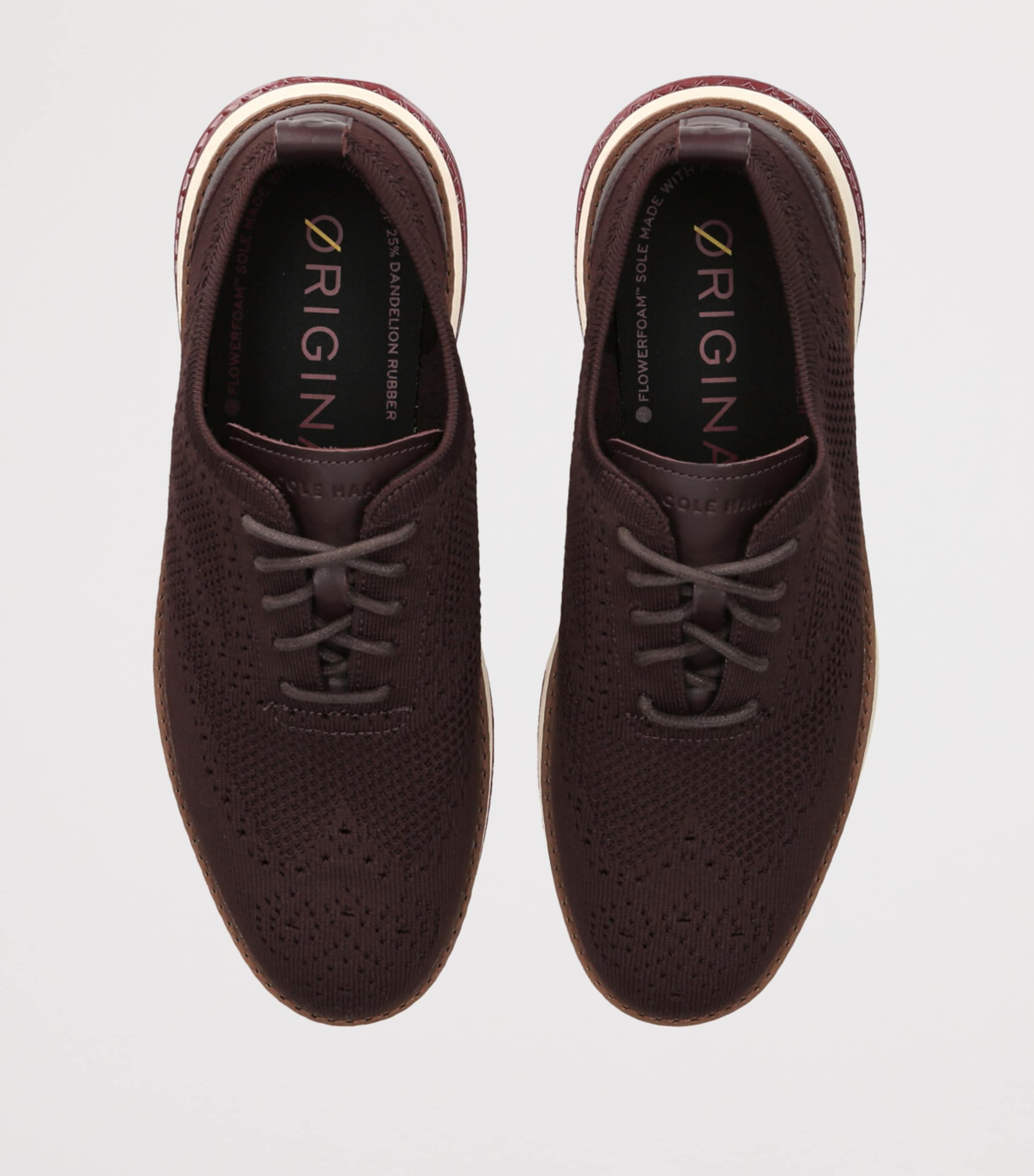 ØriginalGrand Energyweave Stitchlite Oxford Sneakers MID BROWN Image 4