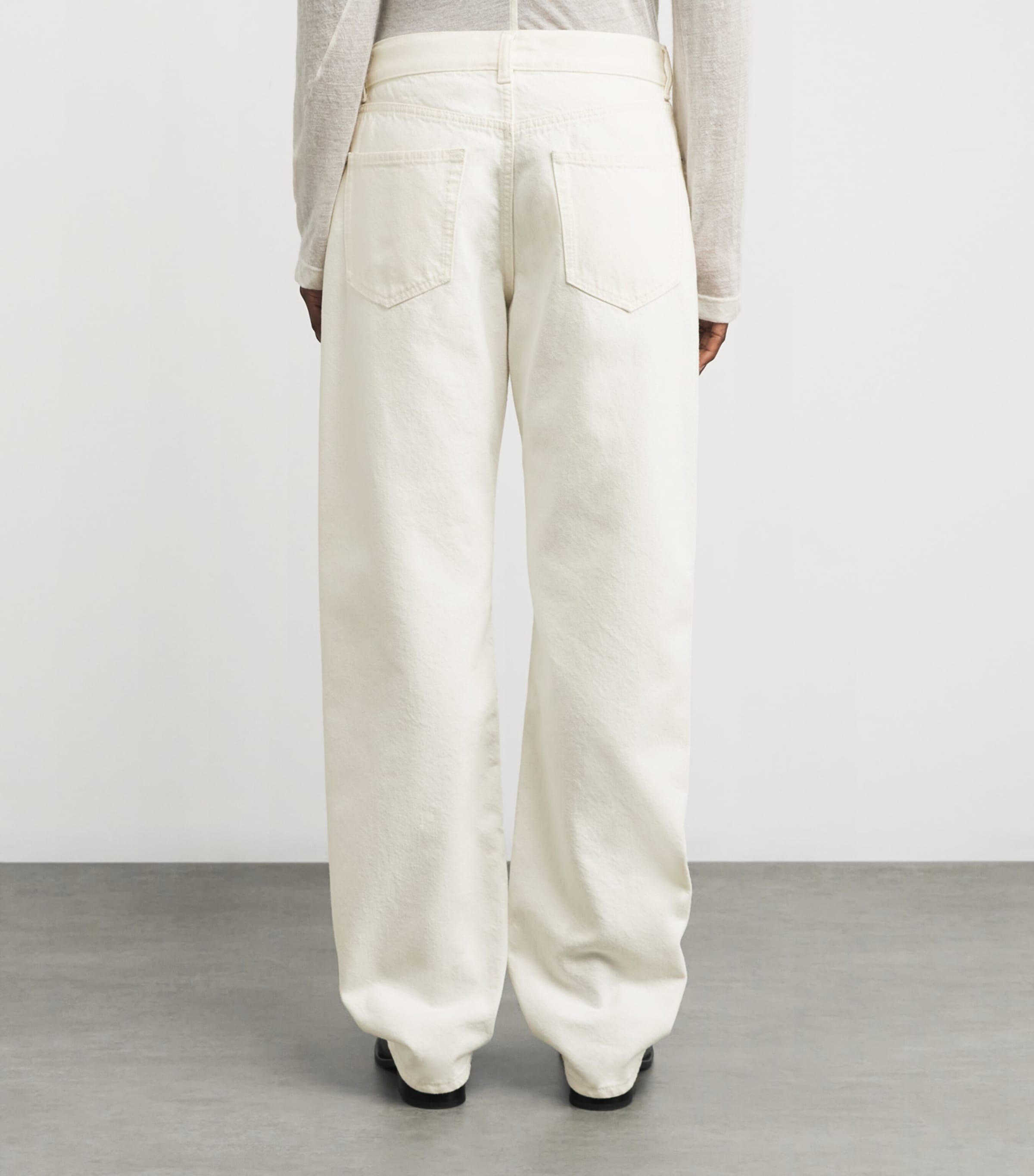 Burty Straight Jeans WHITE Image 4