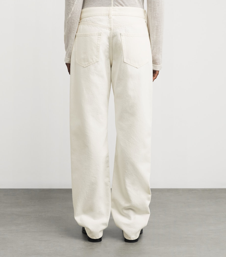 Burty Straight Jeans WHITE Image 4