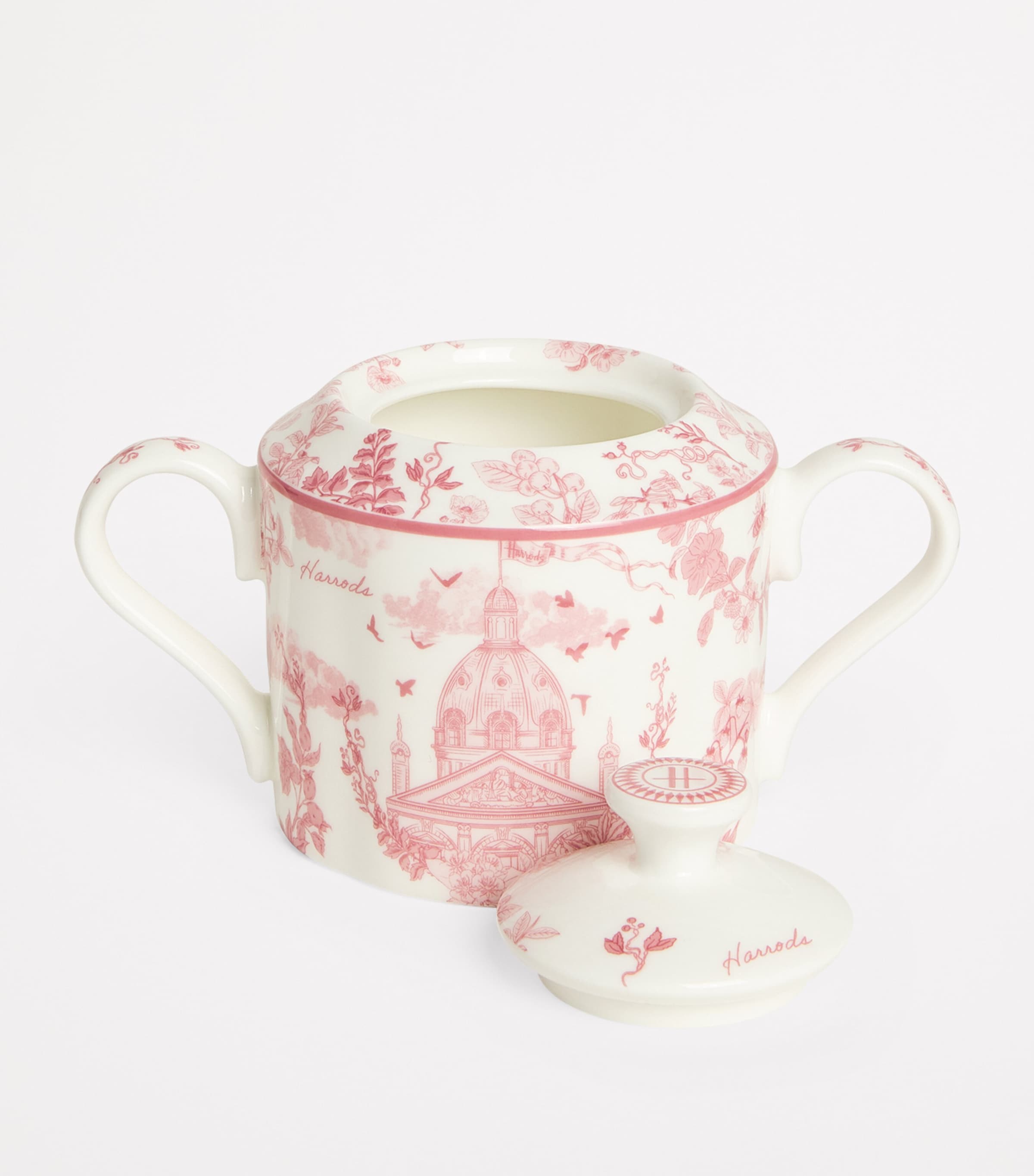 Harrods Bone China Toile Sugar Bowl | Harrods US