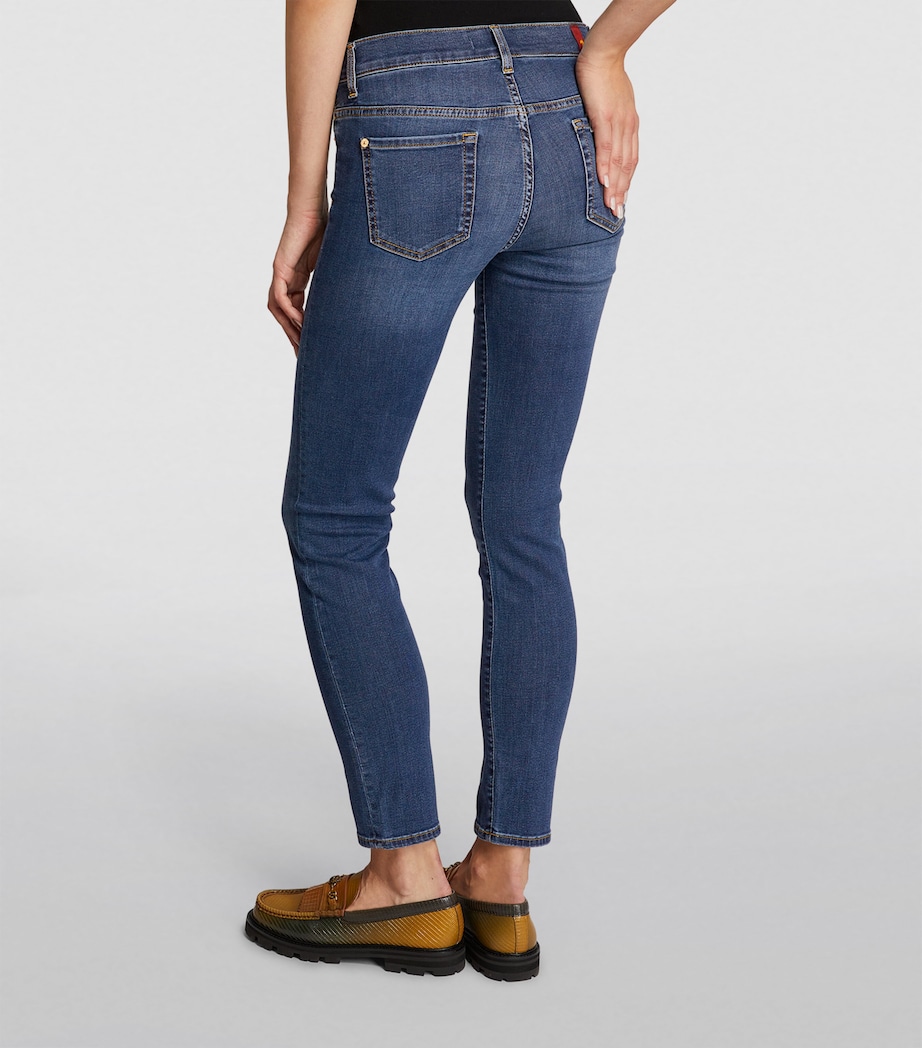 B(Air) Roxanne Slim Jeans MID BLUE Image 4