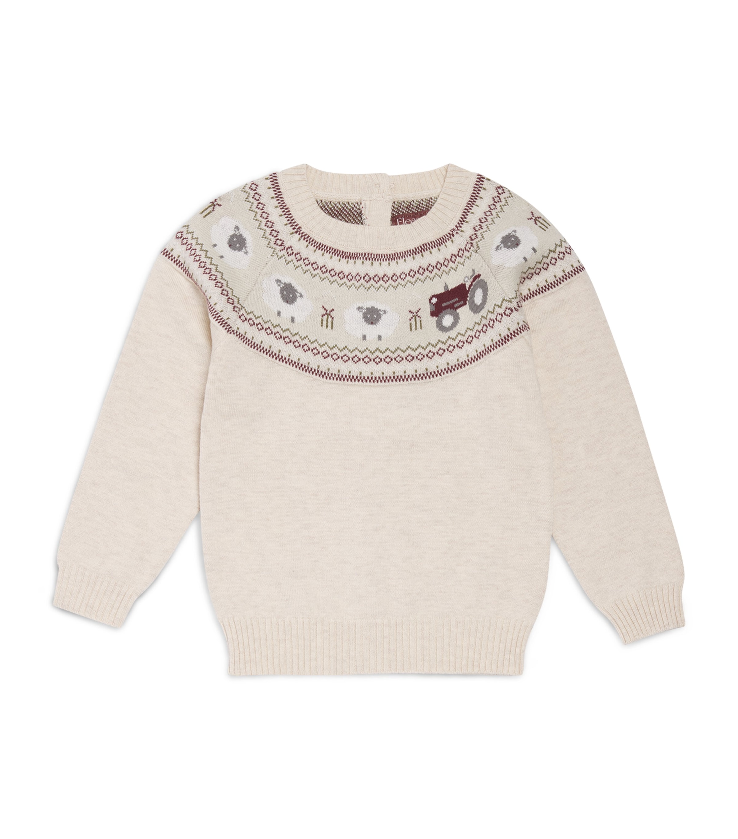 Eleanor Charles Organic Cotton Sheep Sweater (3 Months-4 Years) Ot Image 1