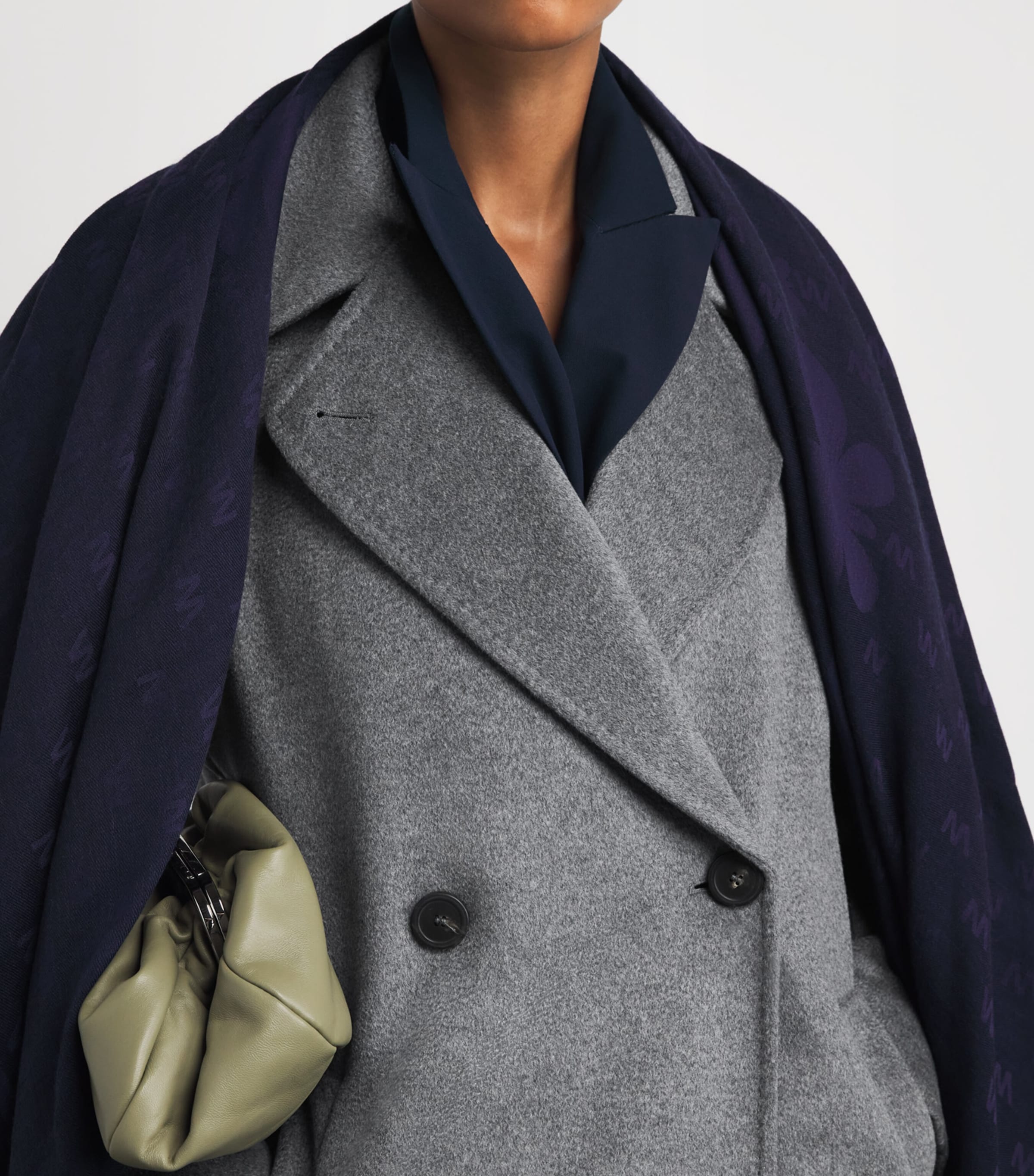 Virgin Wool Overcoat DARK GREY Image 6