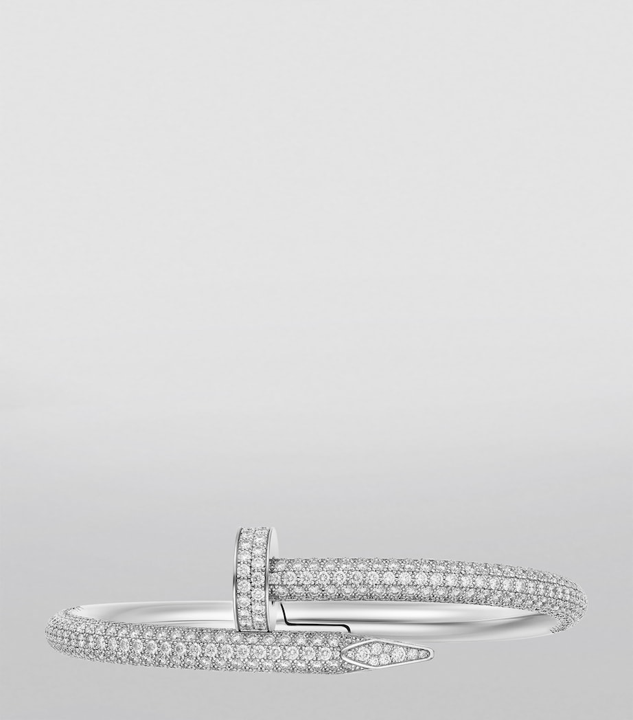 Medium White Gold and Diamond Juste Un Clou Bracelet WHITE GOLD Image 5