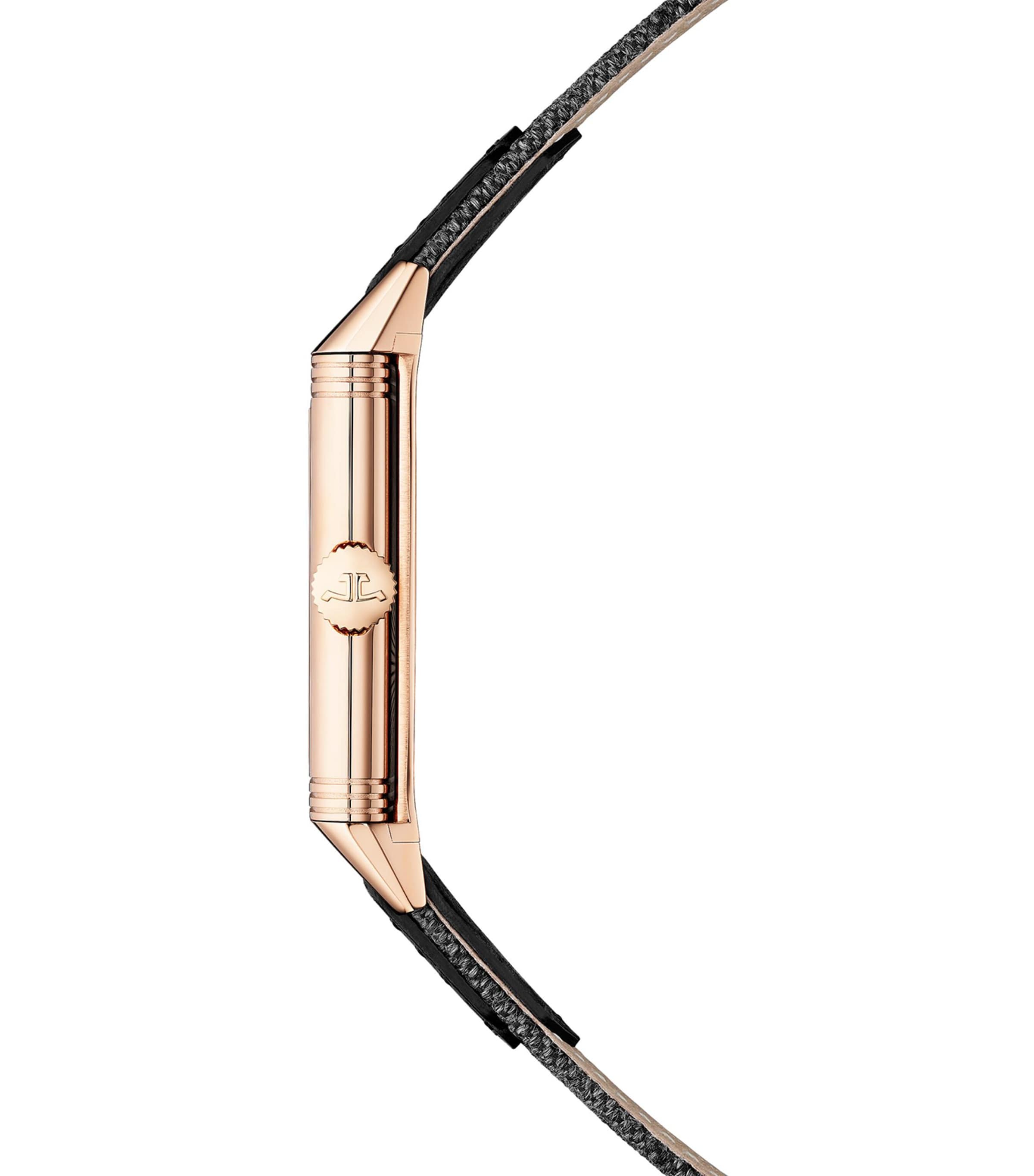 Rose Gold Reverso Tribute Small Seconds Watch 27.4mm PINK GOLD Image 3